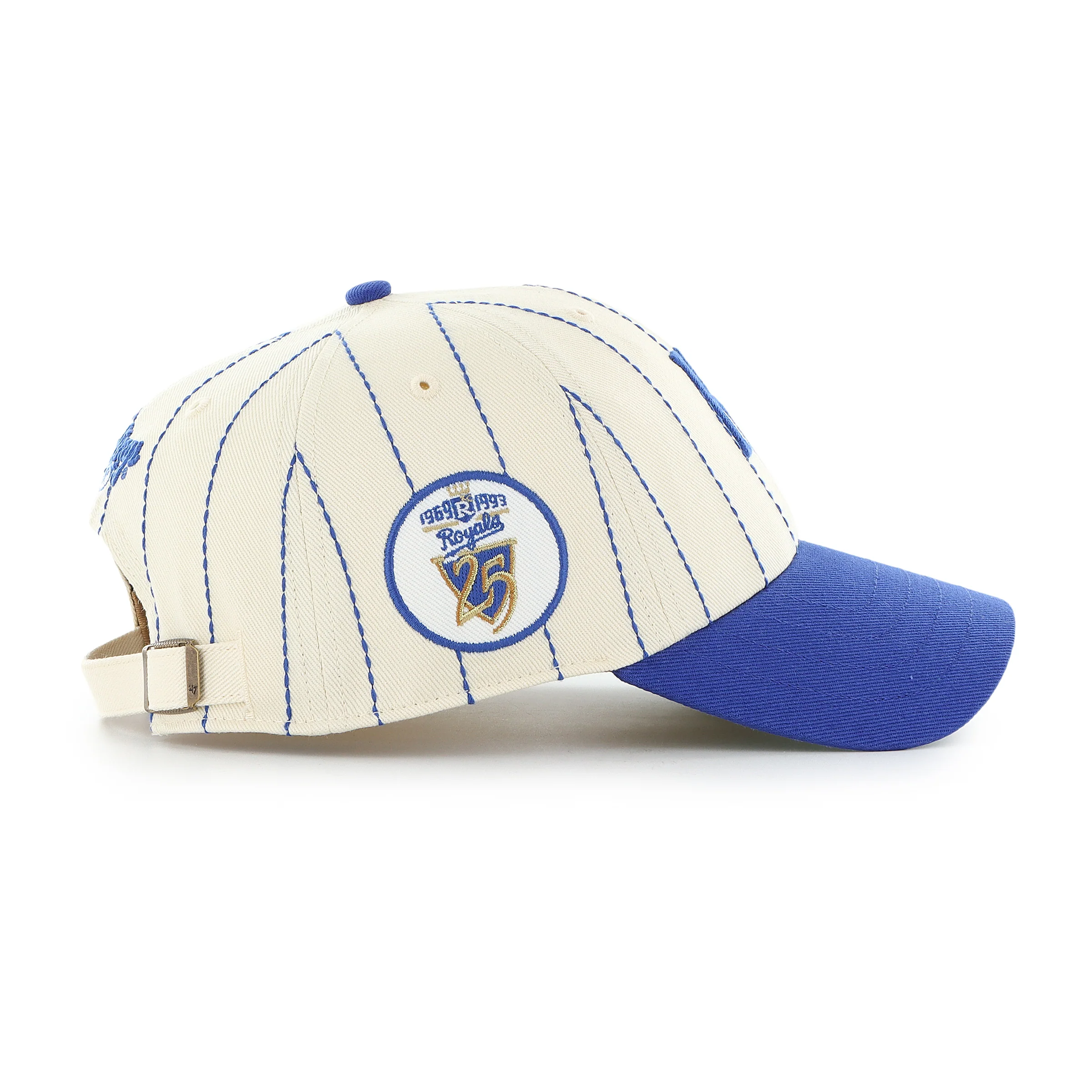 KANSAS CITY ROYALS COOPERSTOWN RAWLINGS PINSTRIPE '47 CLEAN UP - Image 2