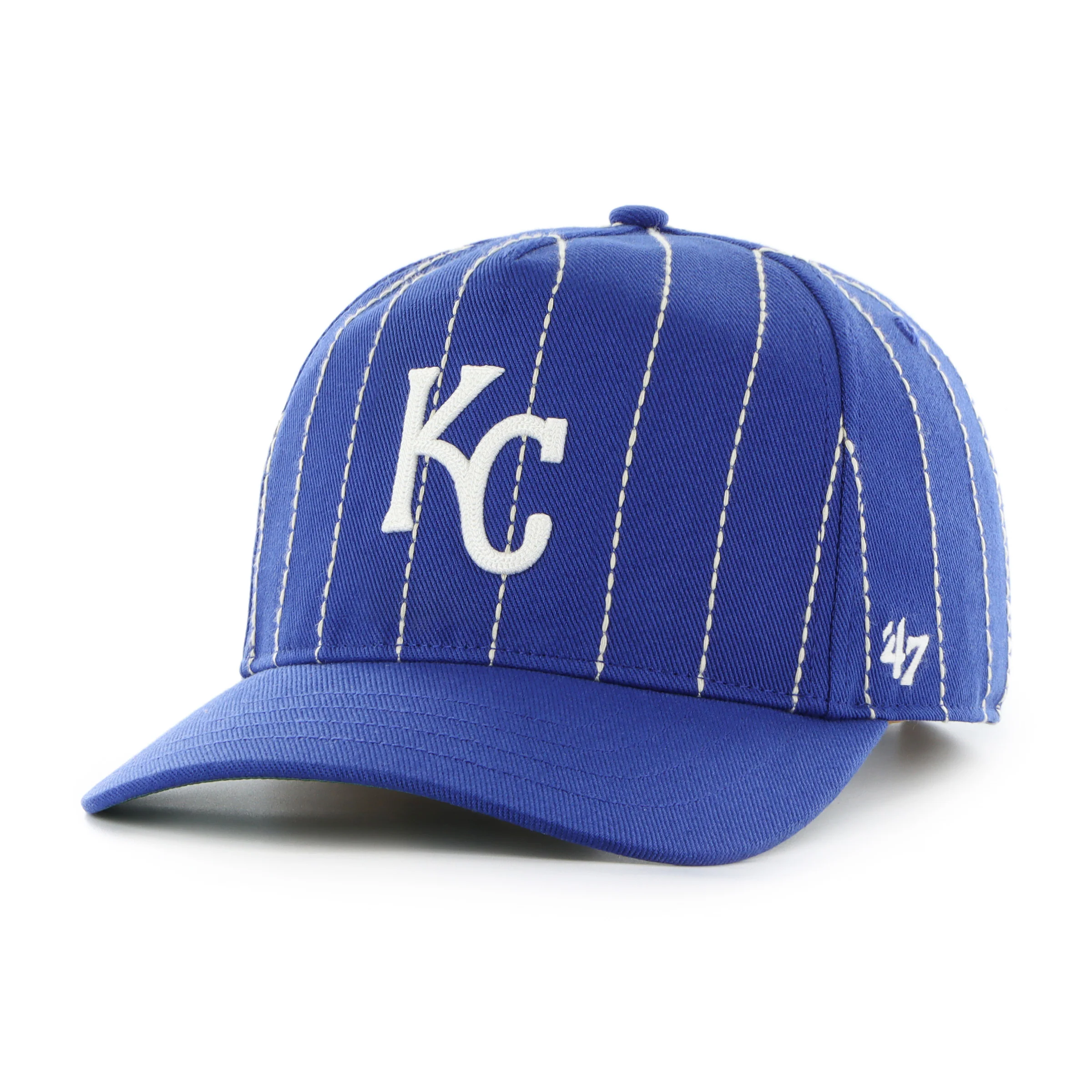 KANSAS CITY ROYALS COOPERSTOWN RAWLINGS PINSTRIPE '47 HITCH - Image 5
