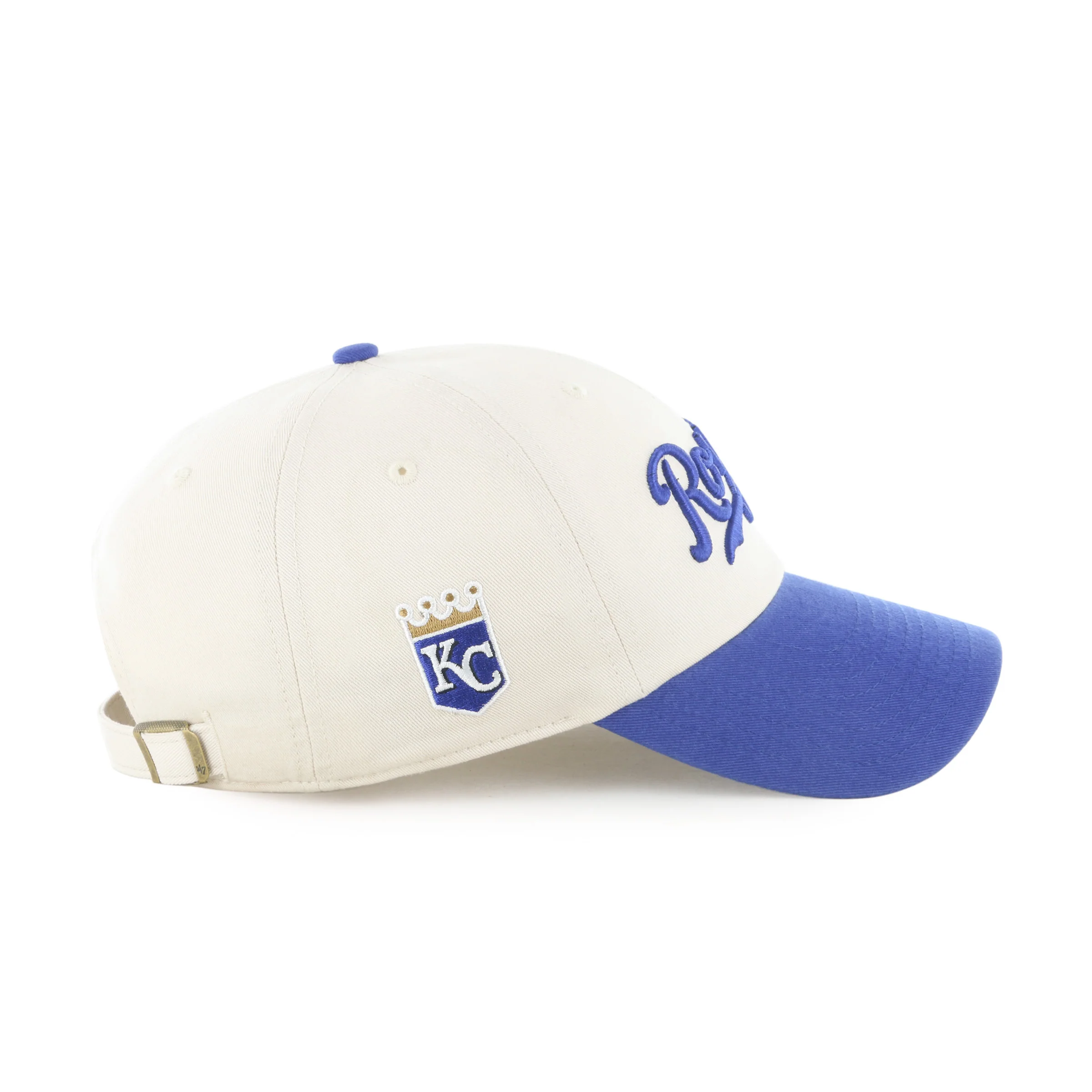 KANSAS CITY ROYALS COOPERSTOWN BALLPARK SCRIPT SHOT '47 CLEAN UP - Image 2