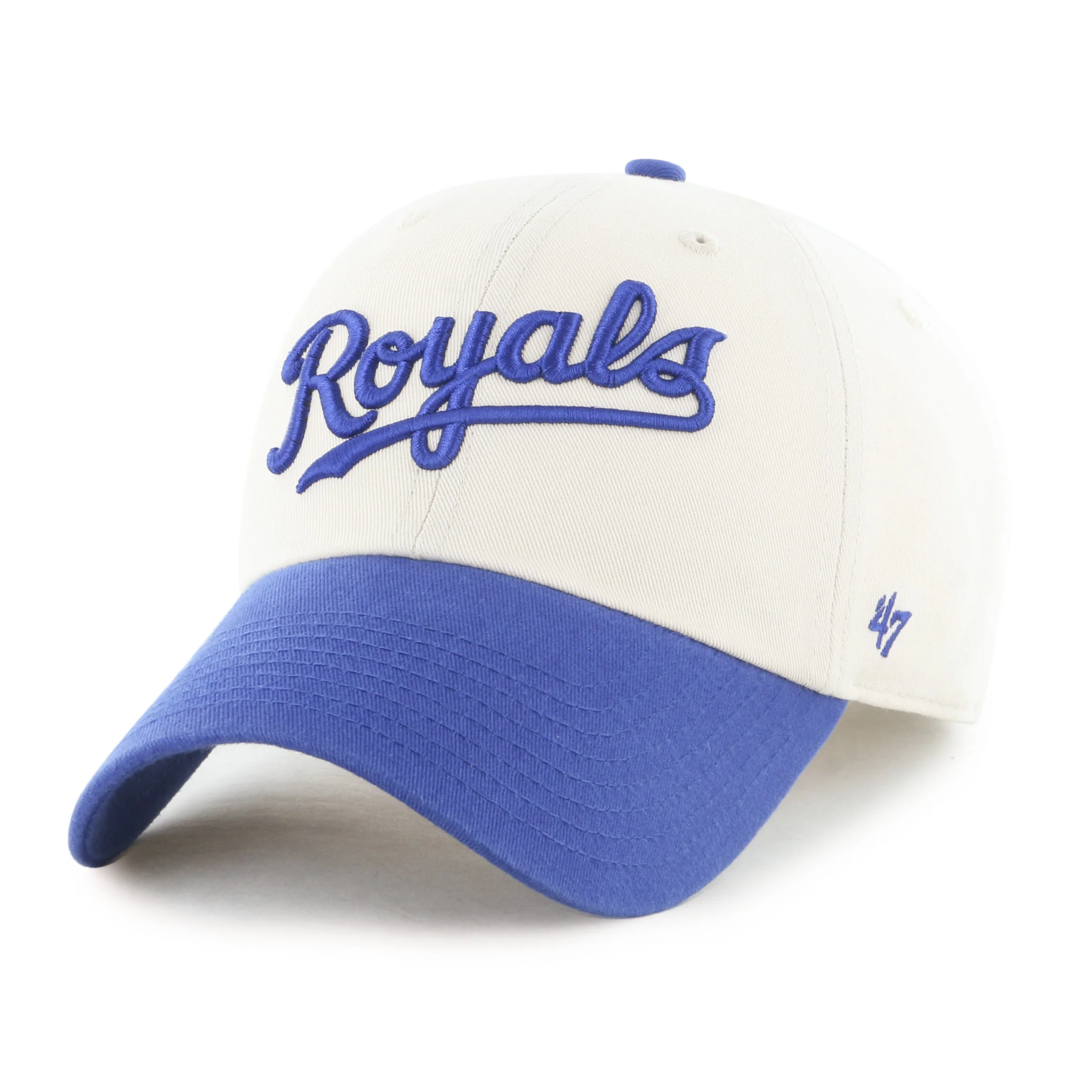 KANSAS CITY ROYALS COOPERSTOWN BALLPARK SCRIPT SHOT '47 CLEAN UP - Image 4