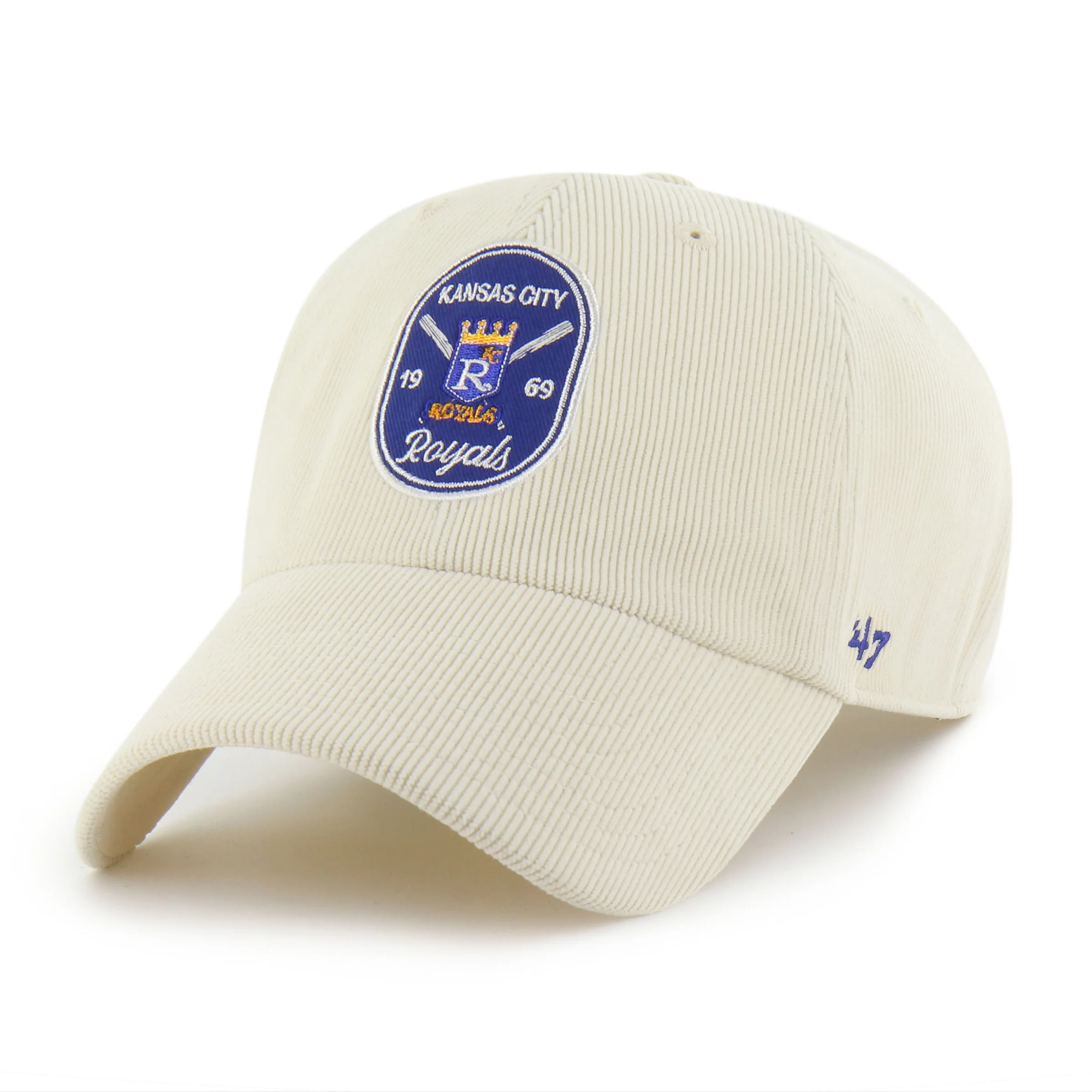 KANSAS CITY ROYALS COOPERSTOWN CROSSPATCH CORD '47 CLEAN UP