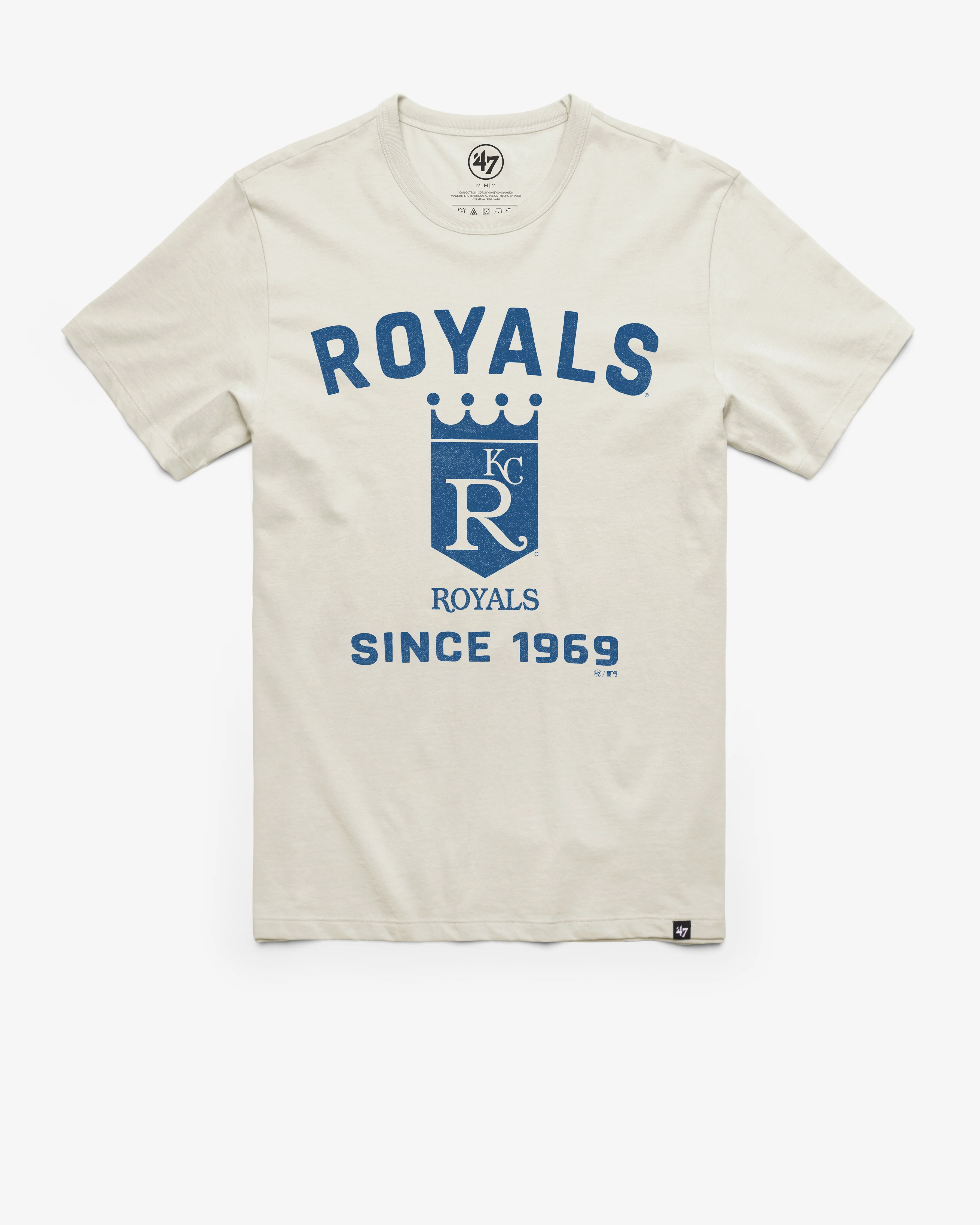 KANSAS CITY ROYALS COOPERSTOWN DUSTER '47 FRANKLIN TEE