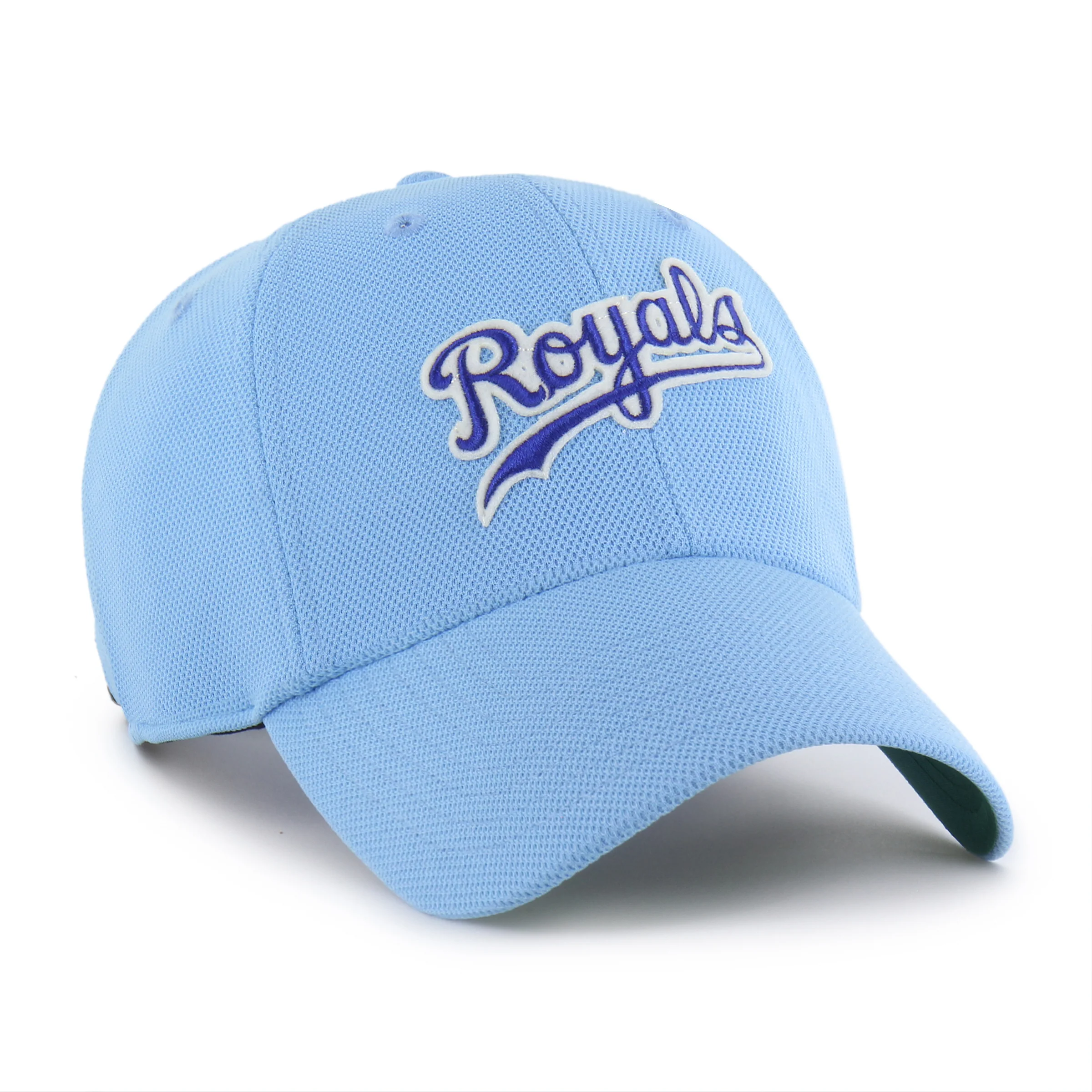 KANSAS CITY ROYALS COOPERSTOWN GRANDSTAND PIQUE SCRIPT '47 CLEAN UP - Image 3