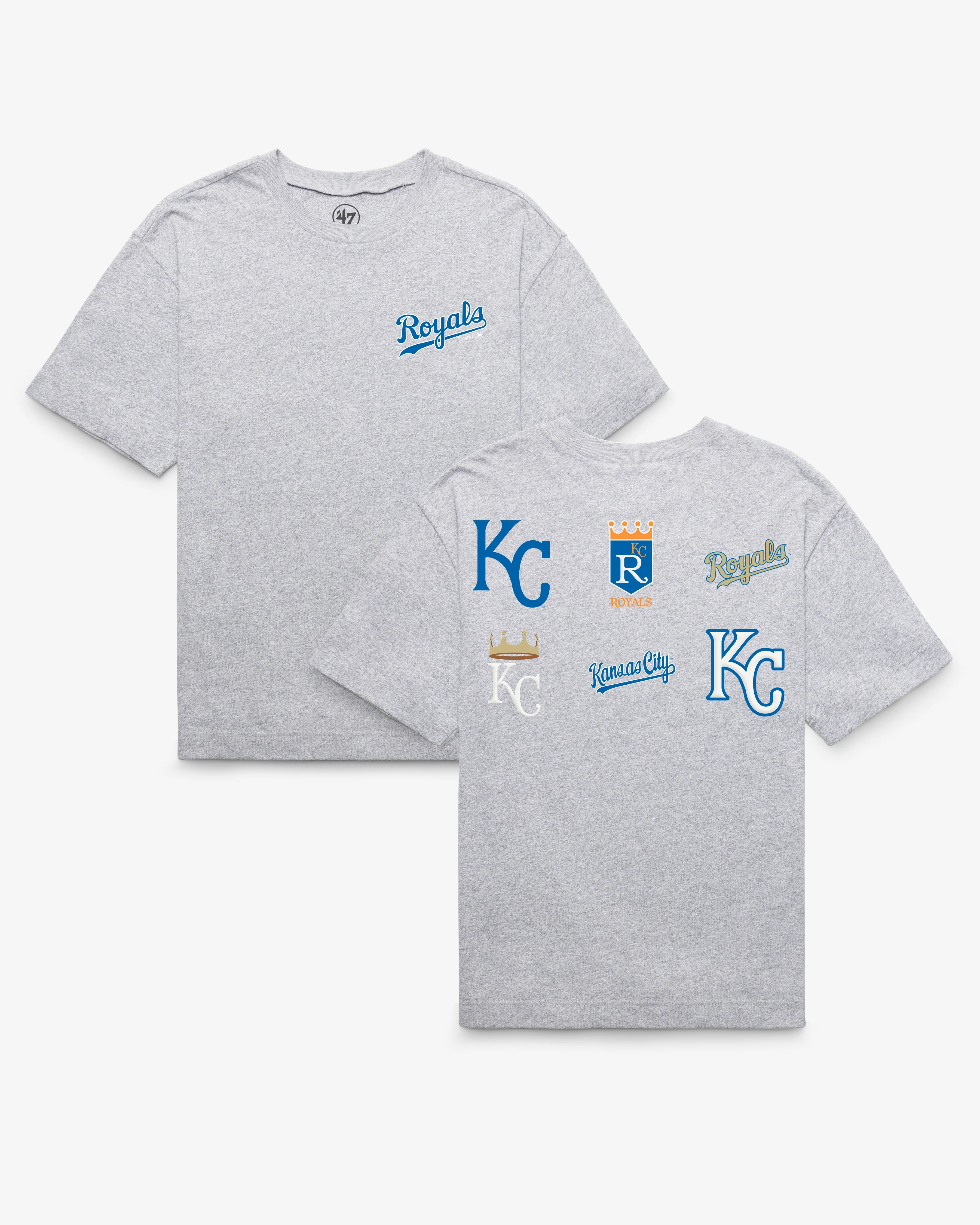 KANSAS CITY ROYALS COOPERSTOWN HISTORY LOCK '47 FOUNDATION TEE