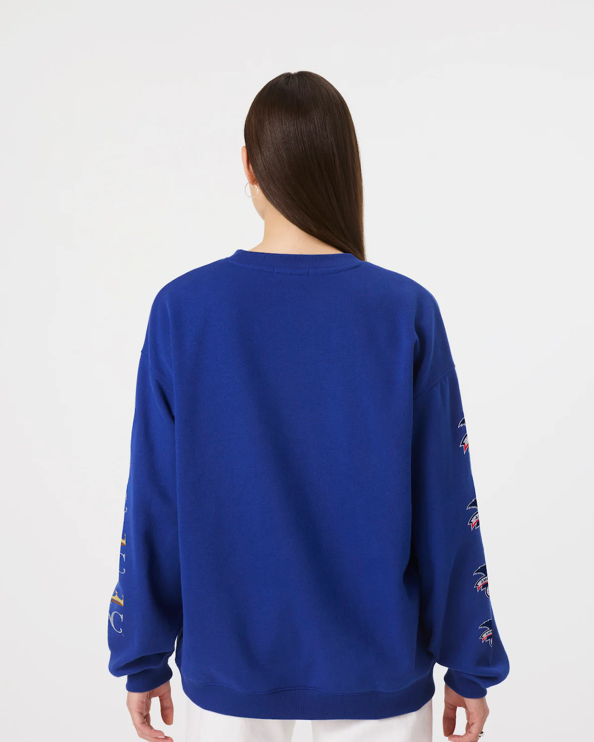 KANSAS CITY ROYALS GO BIG '47 OVERSIZED CREW WOMENS - Image 2