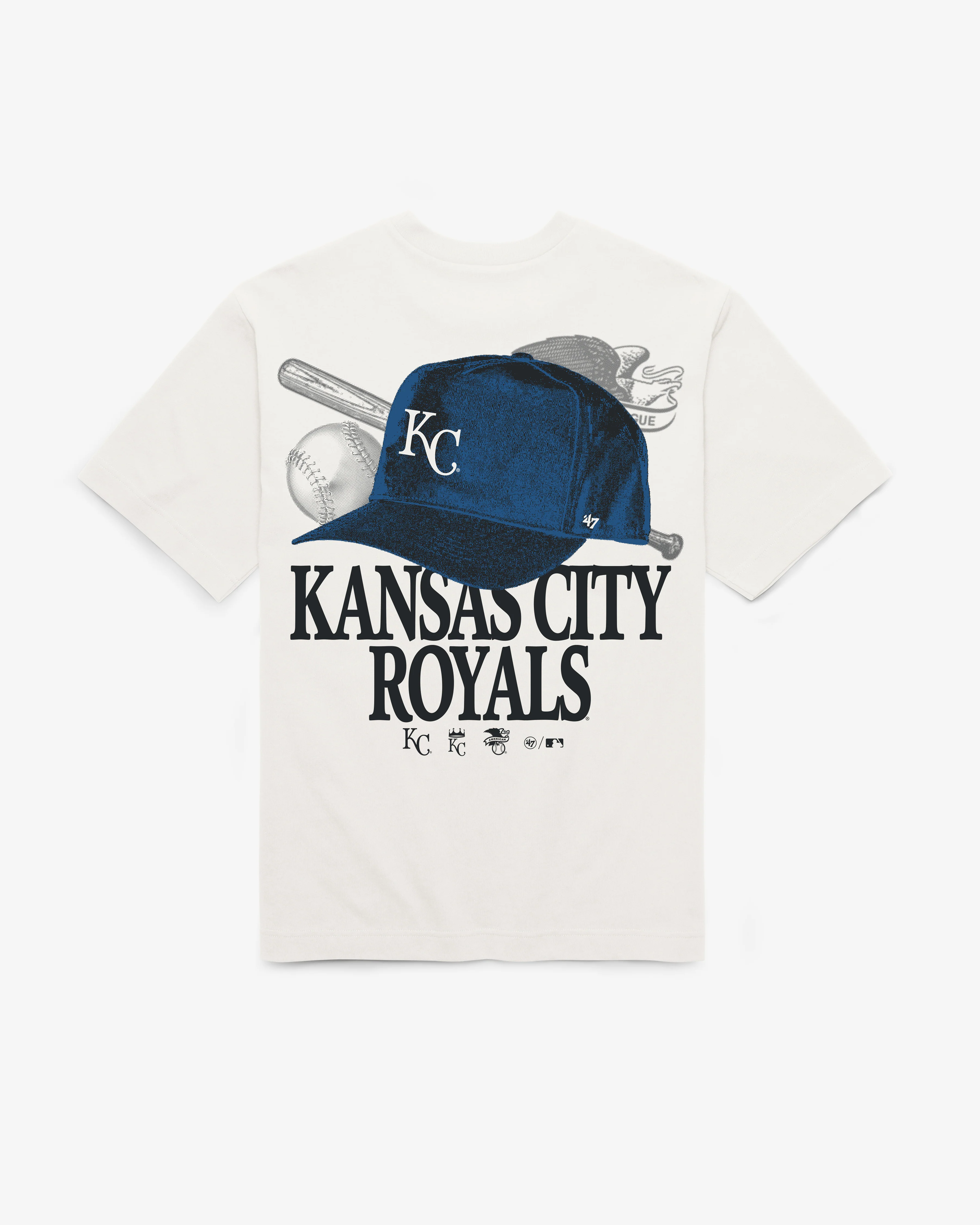 KANSAS CITY ROYALS IN THE PAPER '47 FOUNDATION TEE - Image 3