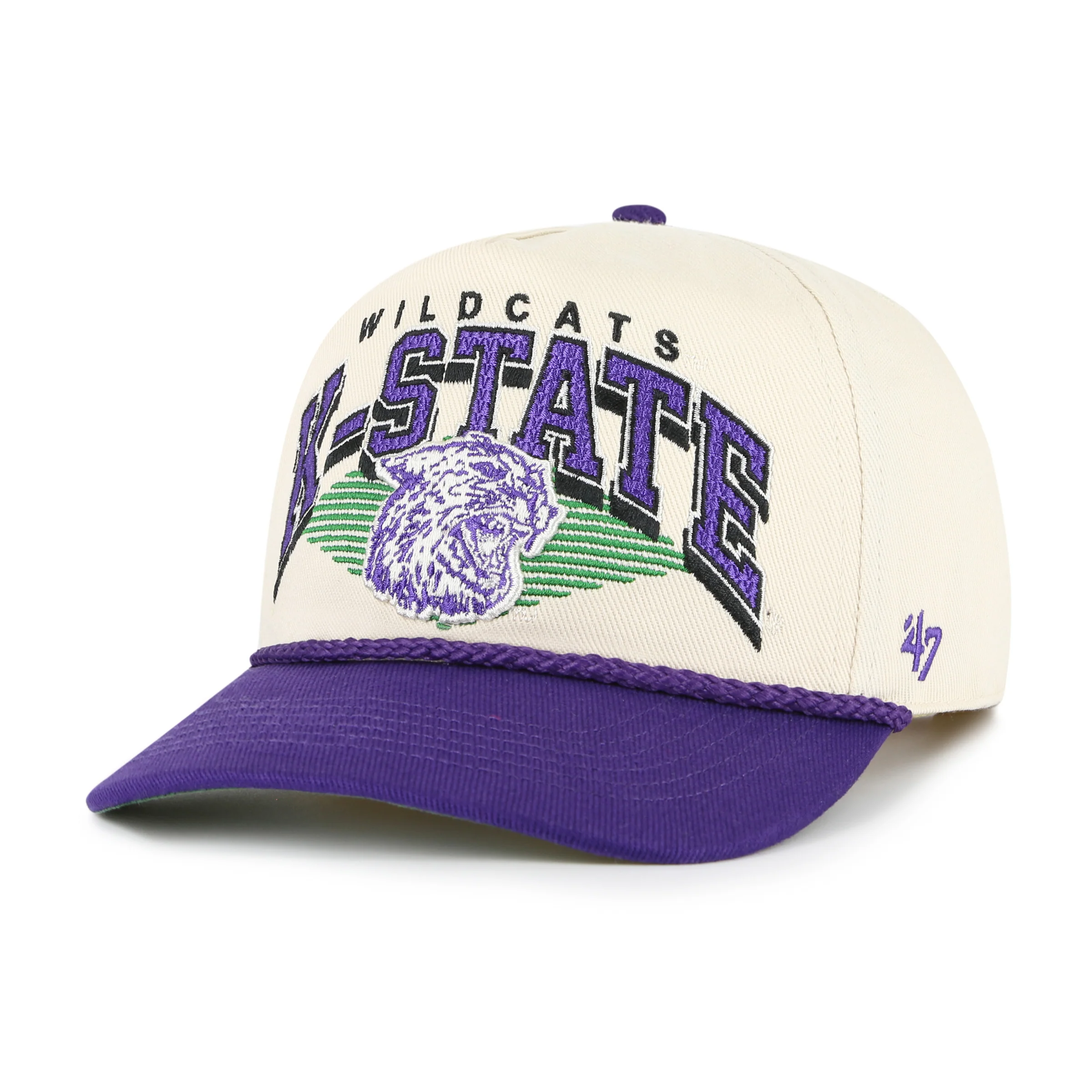 KANSAS STATE WILDCATS VINTAGE POMONA TWO TONE ROPE '47 HITCH