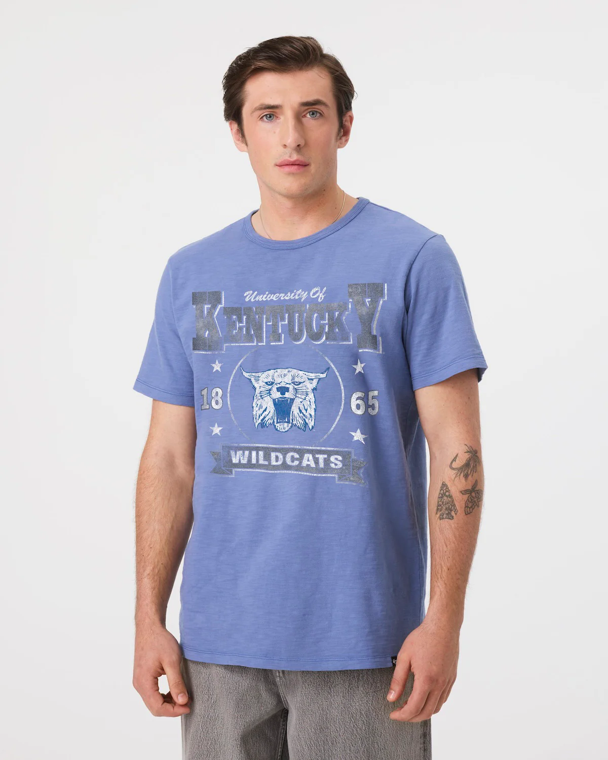 KENTUCKY WILDCATS VINTAGE HOLT HEAVY '47 SLUB TEE