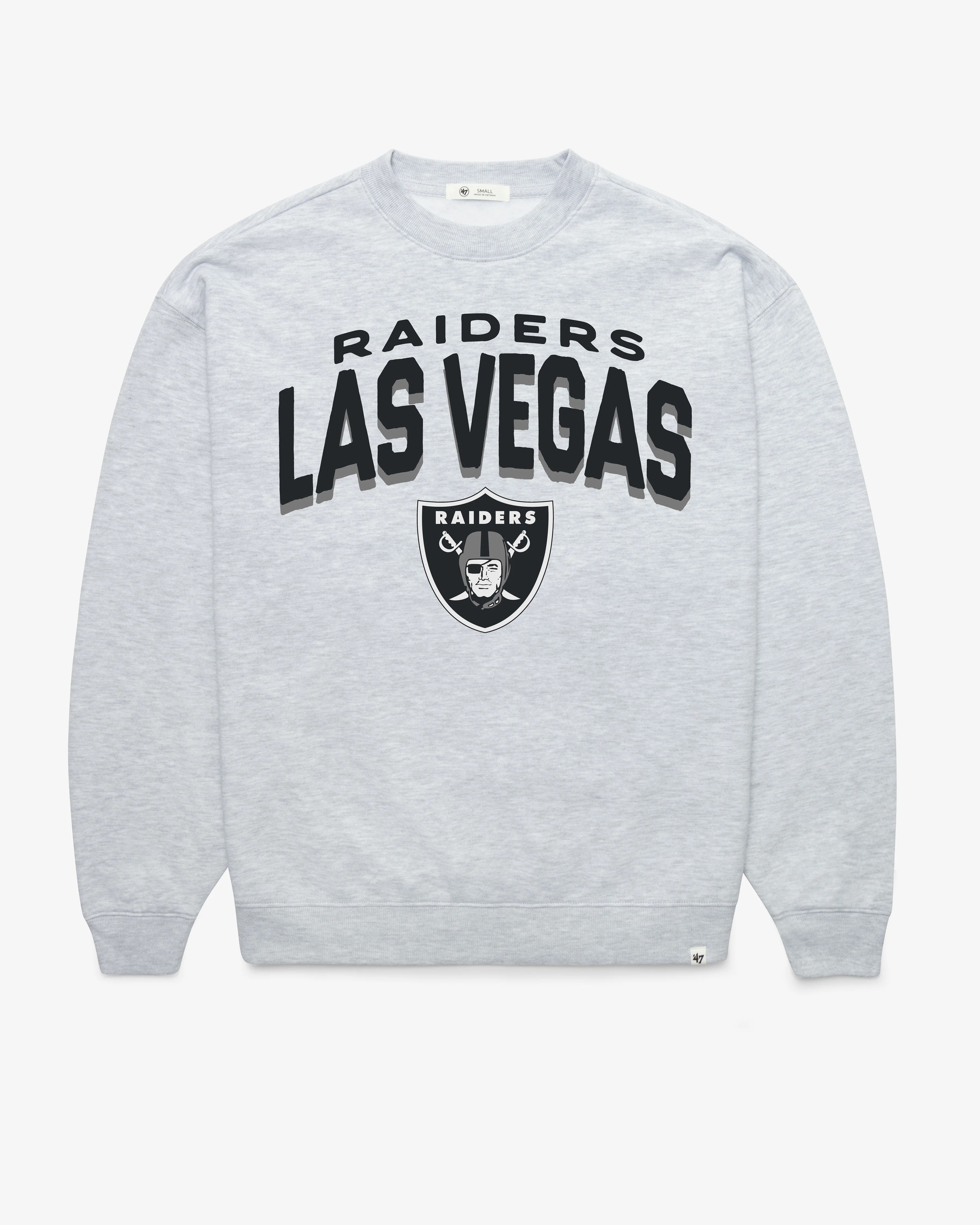 LAS VEGAS RAIDERS CAMPUS ARCH CLOUD '47 OVERSIZED CREW WOMENS