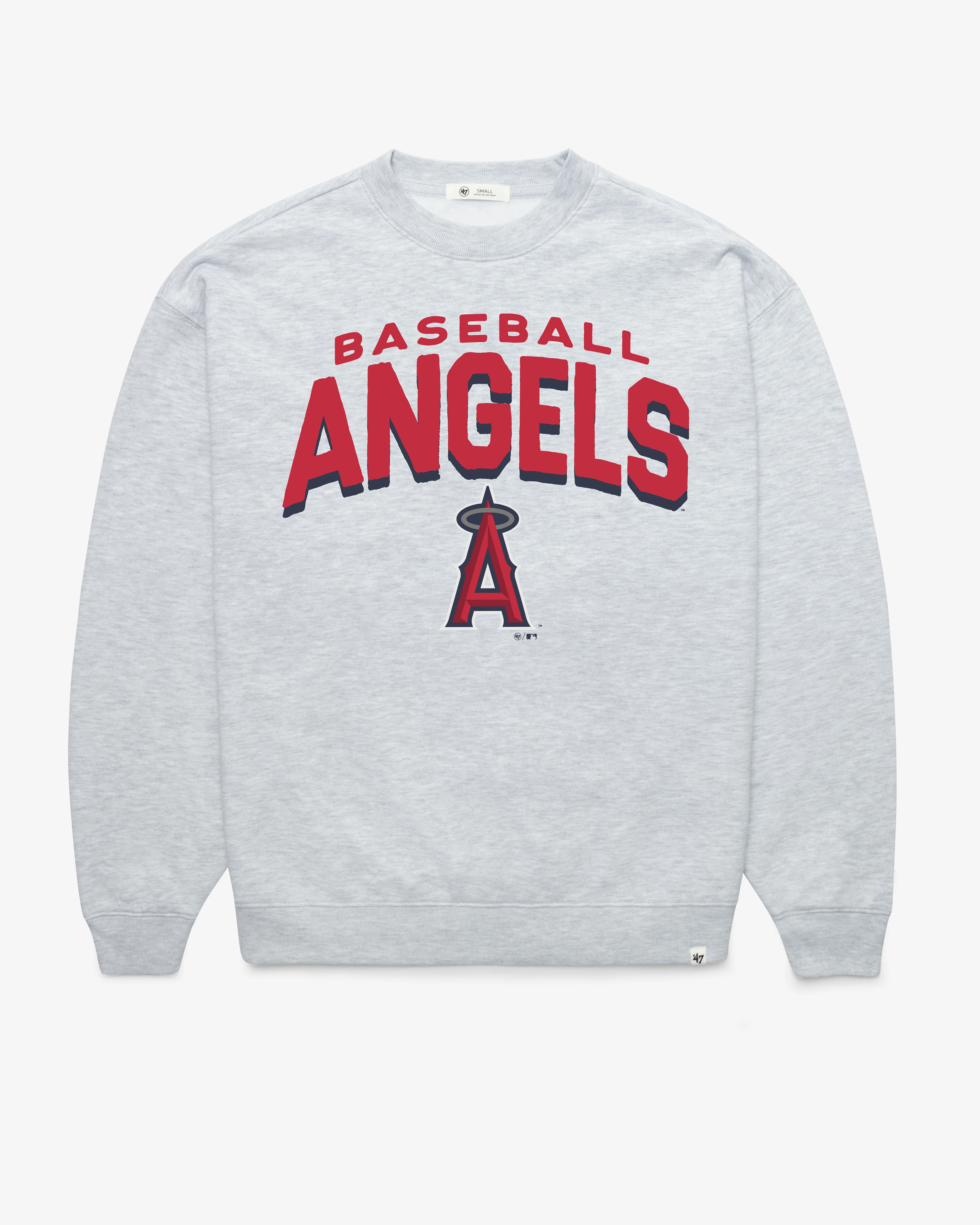LOS ANGELES ANGELS CAMPUS ARCH CLOUD '47 OVERSIZED CREW WOMENS