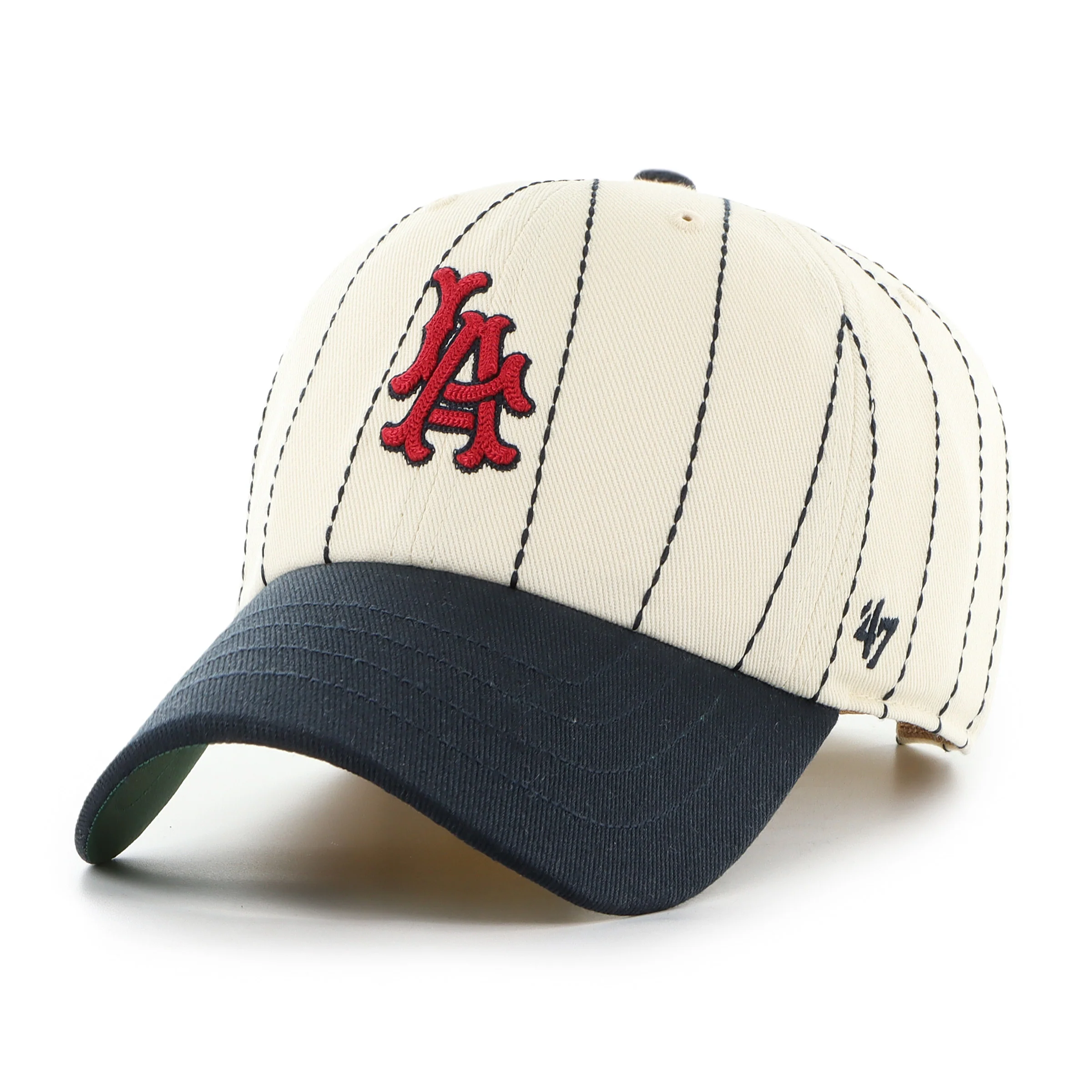 LOS ANGELES ANGELS COOPERSTOWN RAWLINGS PINSTRIPE '47 CLEAN UP - Image 5