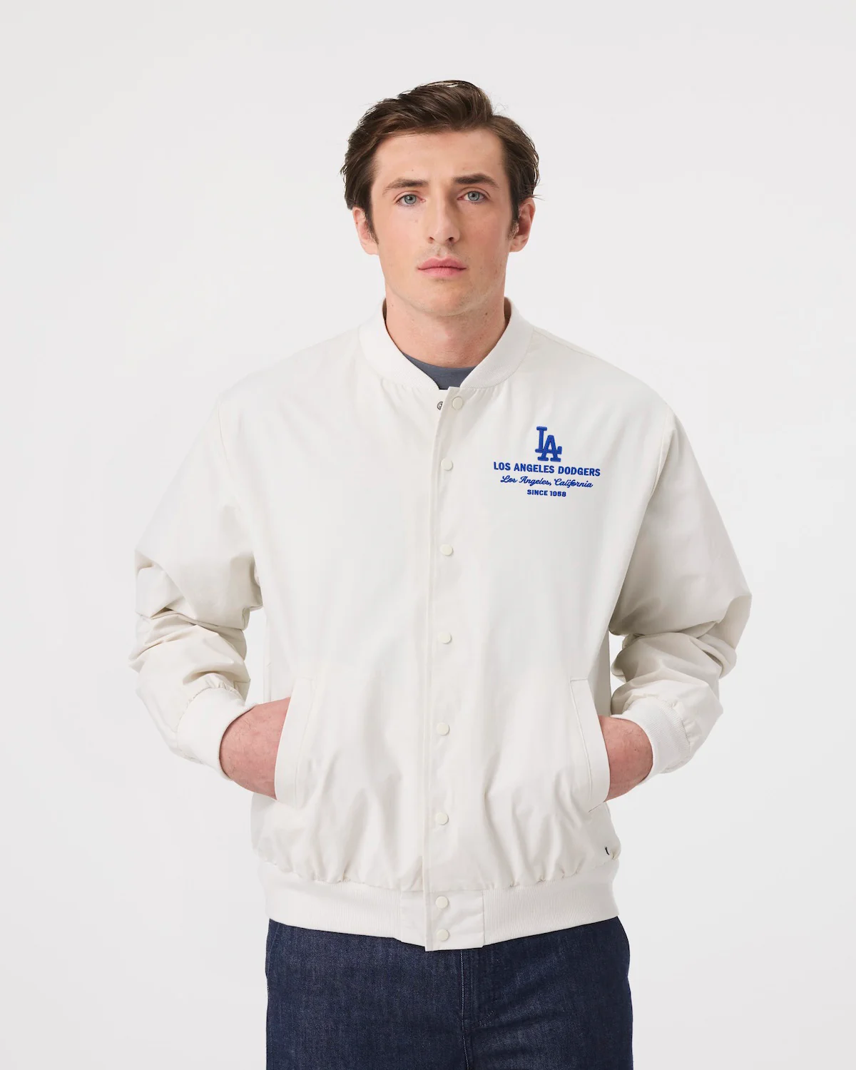 LOS ANGELES DODGERS ANDERSON '47 TWILL BOMBER