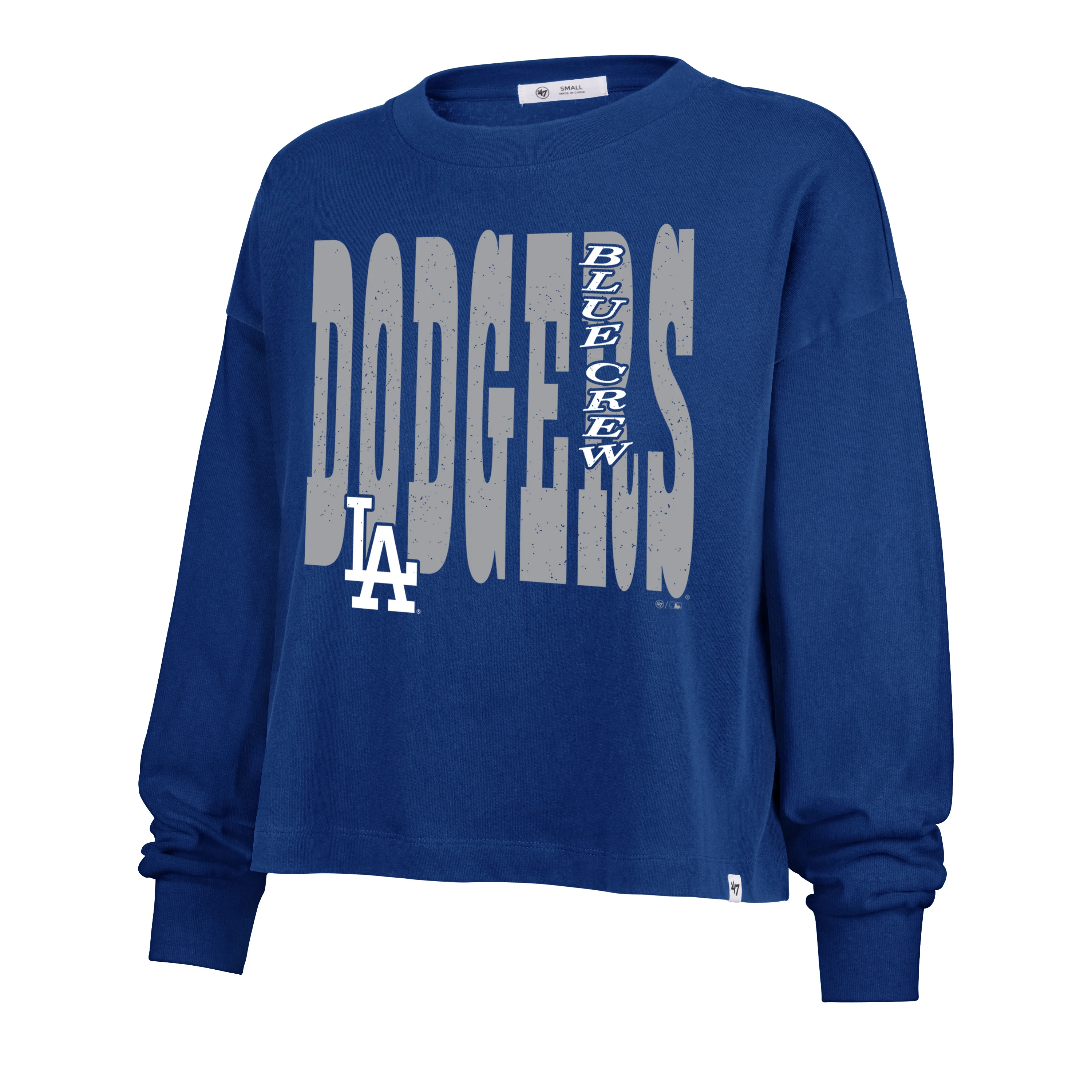 LOS ANGELES DODGERS BOLD STACK '47 SYDNEY LONG SLEEVE TEE WOMENS