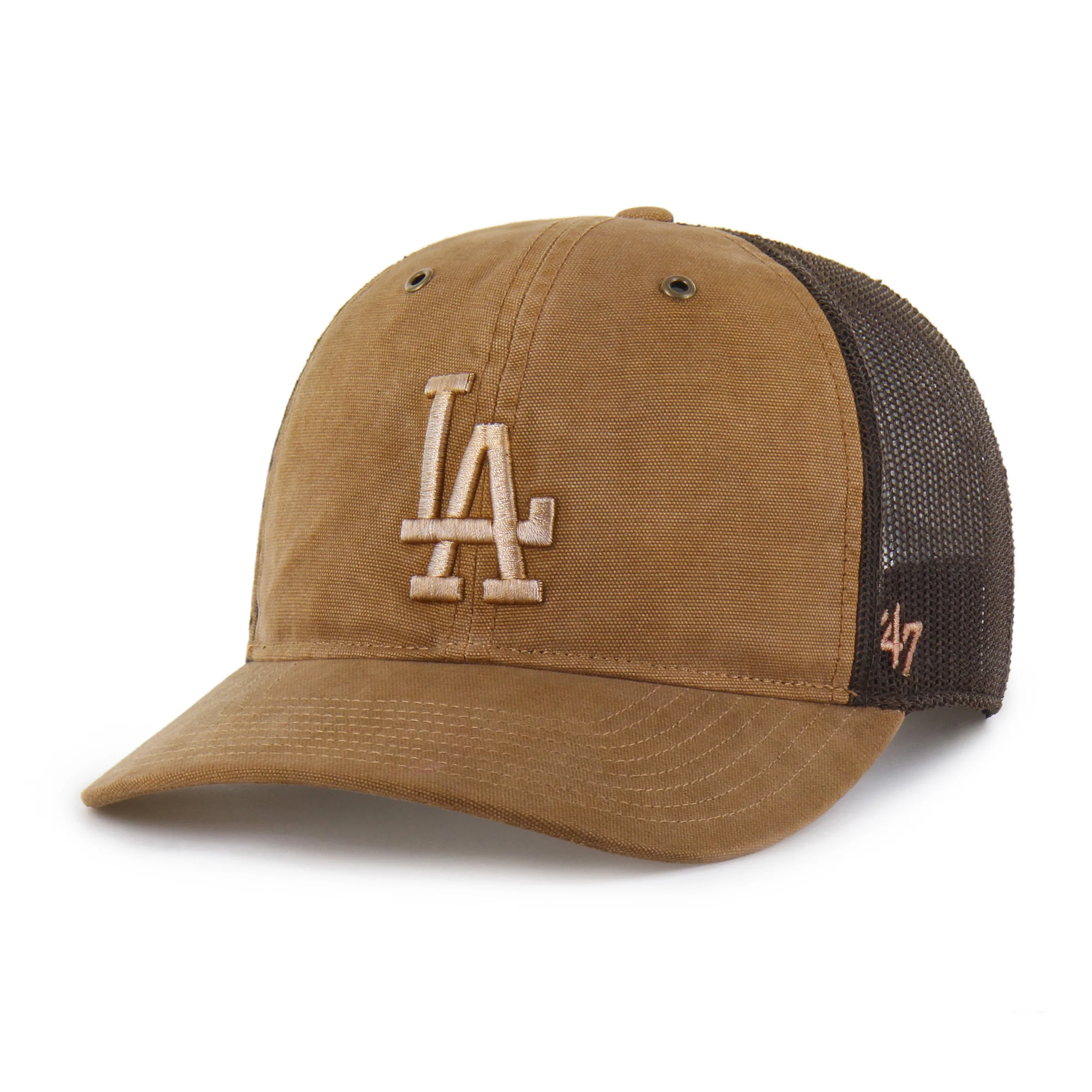 LOS ANGELES DODGERS CARHARTT DYED '47 TRUCKER RF RELAXED FIT - Image 4