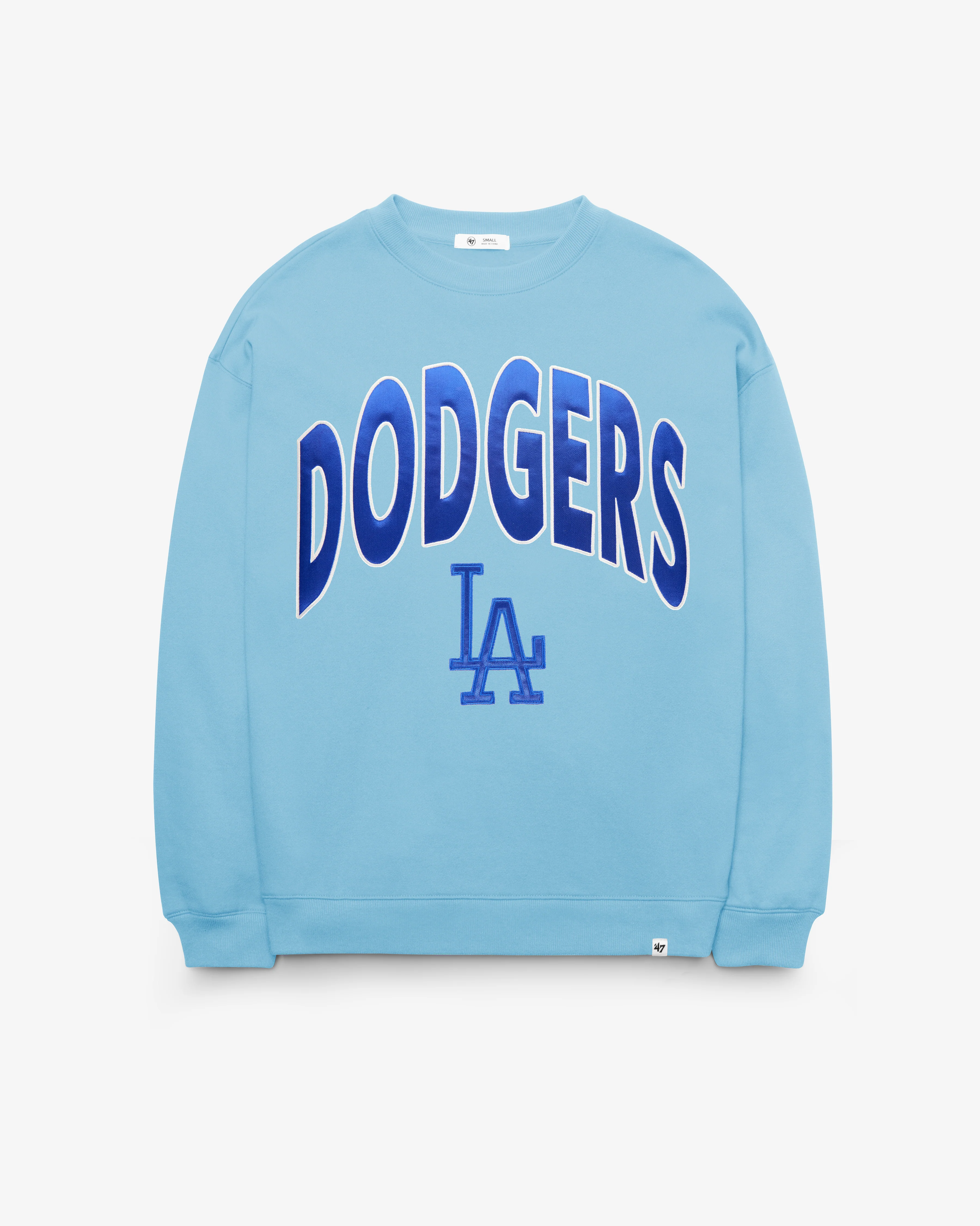 LOS ANGELES DODGERS COOPERSTOWN EXTRA INNINGS '47 OVERSIZED CREW WOMENS