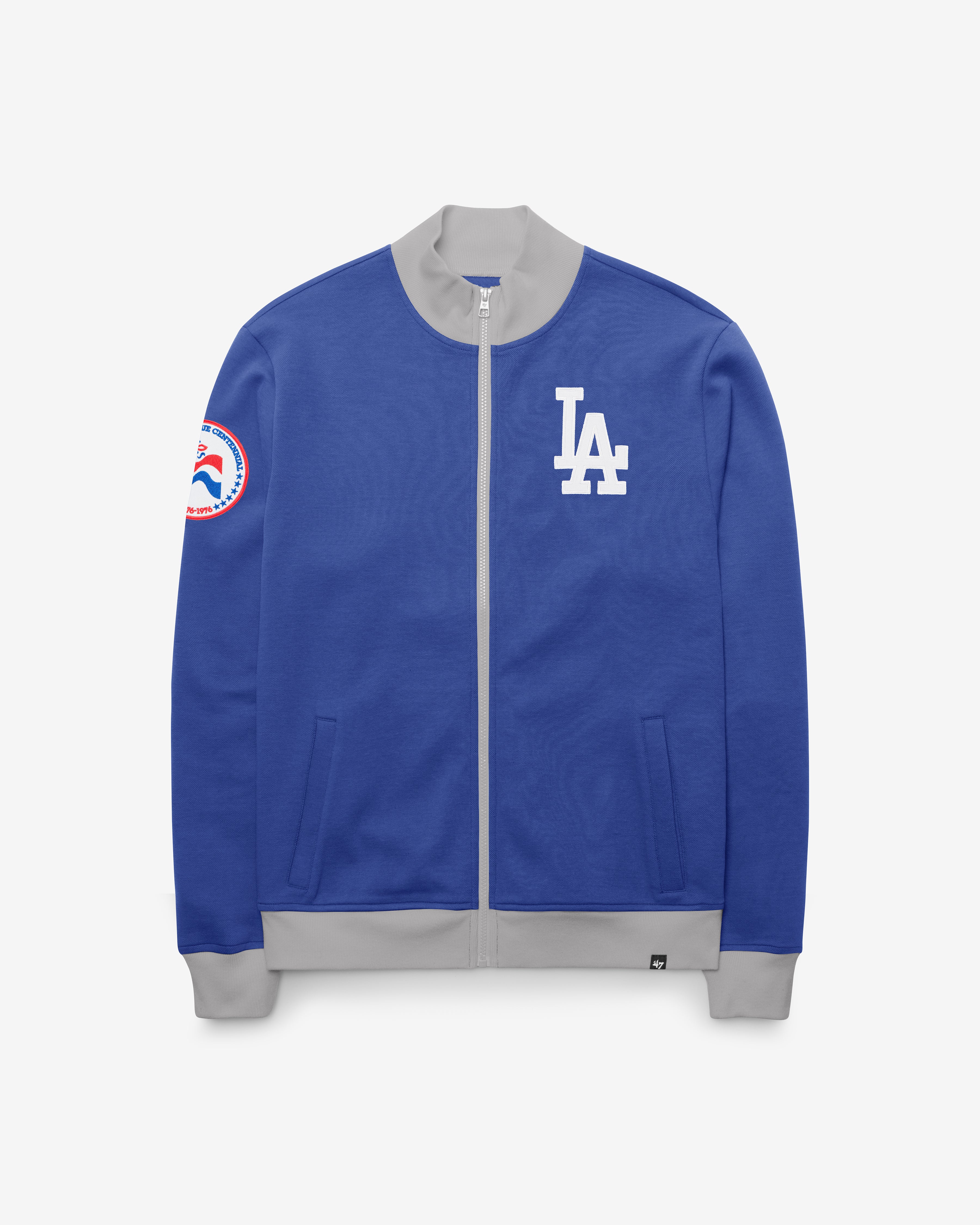 LOS ANGELES DODGERS COOPERSTOWN RELIEF PITCHER PIQUE '47 TRACK JACKET - Image 2