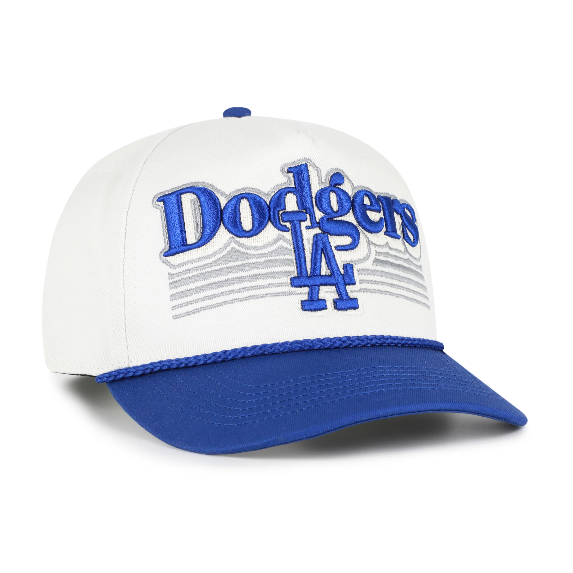 LOS ANGELES DODGERS SCRIPT FADE TWO TONE ROPE '47 HITCH - Image 3