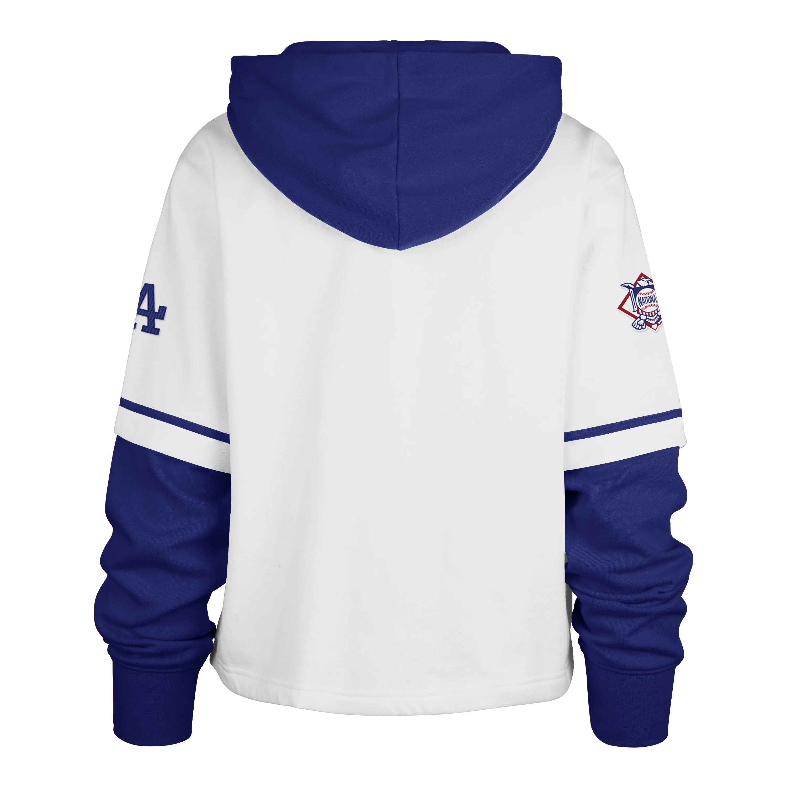 LOS ANGELES DODGERS TRIFECTA CROPPED '47 SHORTSTOP PULLOVER HOOD WOMENS - Image 2