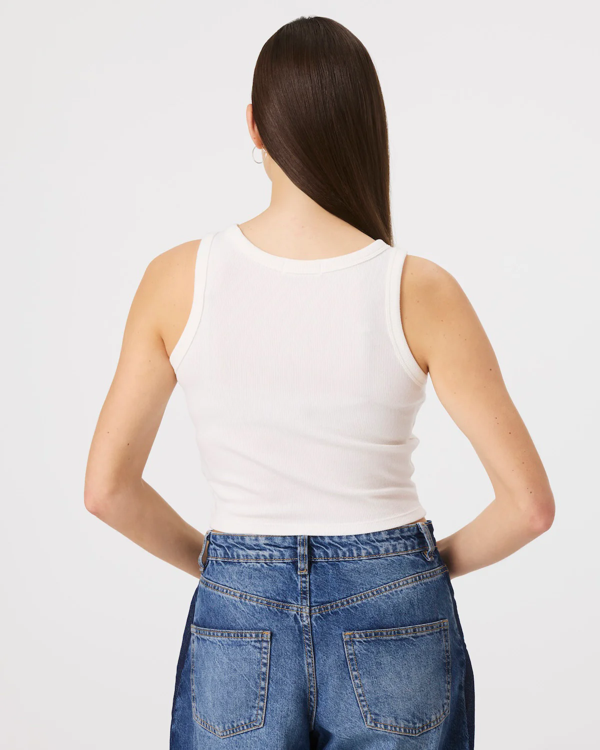 LOS ANGELES DODGERS UPLIFT '47 BABY RIB TANK WOMENS - Image 2