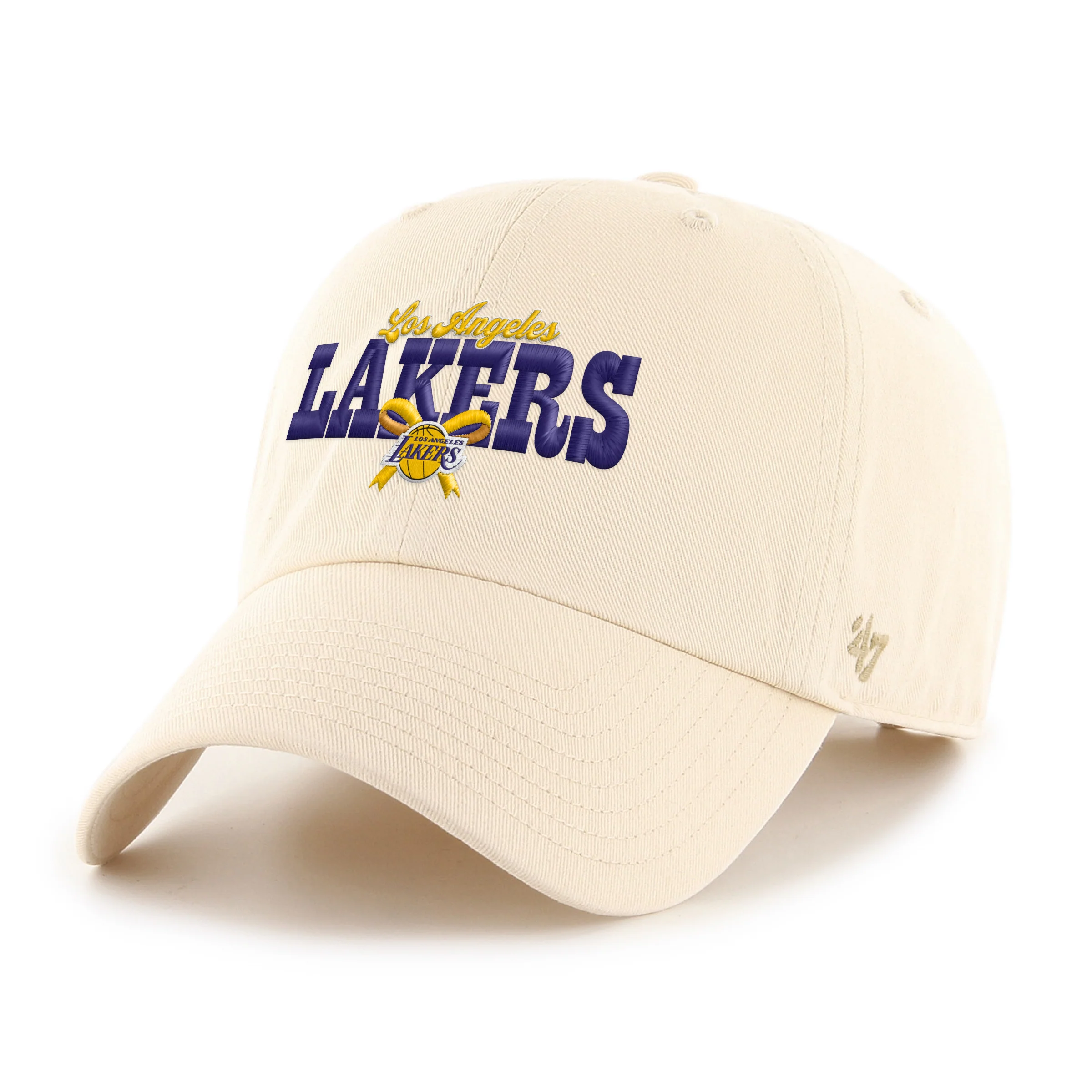 LOS ANGELES LAKERS BOW STACK '47 CLEAN UP