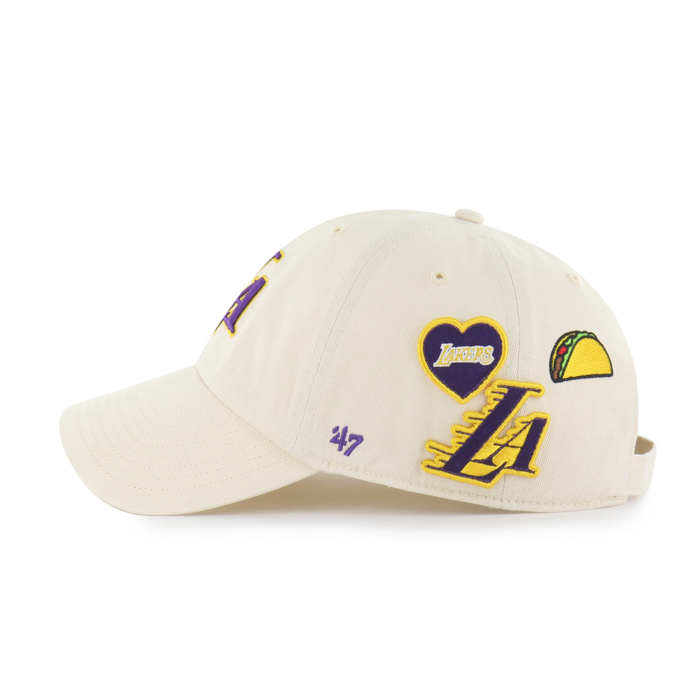 LOS ANGELES LAKERS BADGES '47 CLEAN UP - Image 2