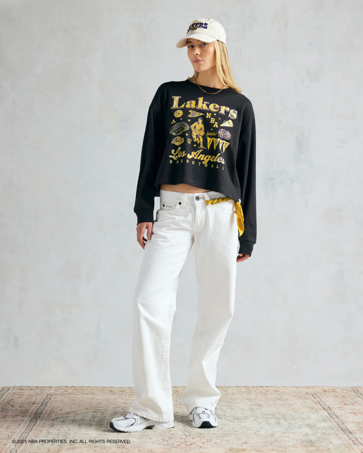 OHIO STATE BUCKEYES TEAM COLLAGE '47 SYDNEY LONG SLEEVE TEE WOMENS - Image 3