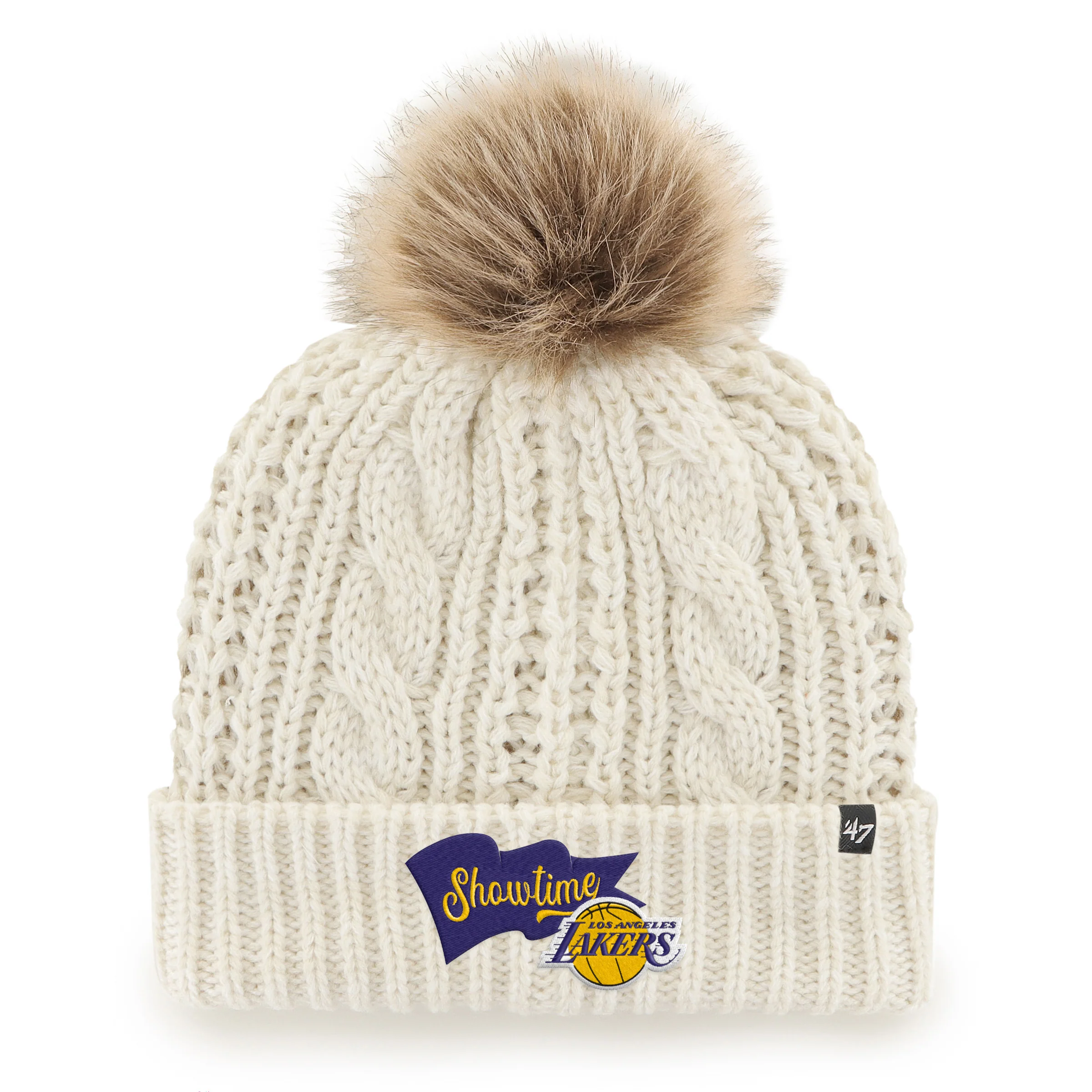 LOS ANGELES LAKERS WAVE BANNER '47 MEEKO CUFF KNIT WOMENS