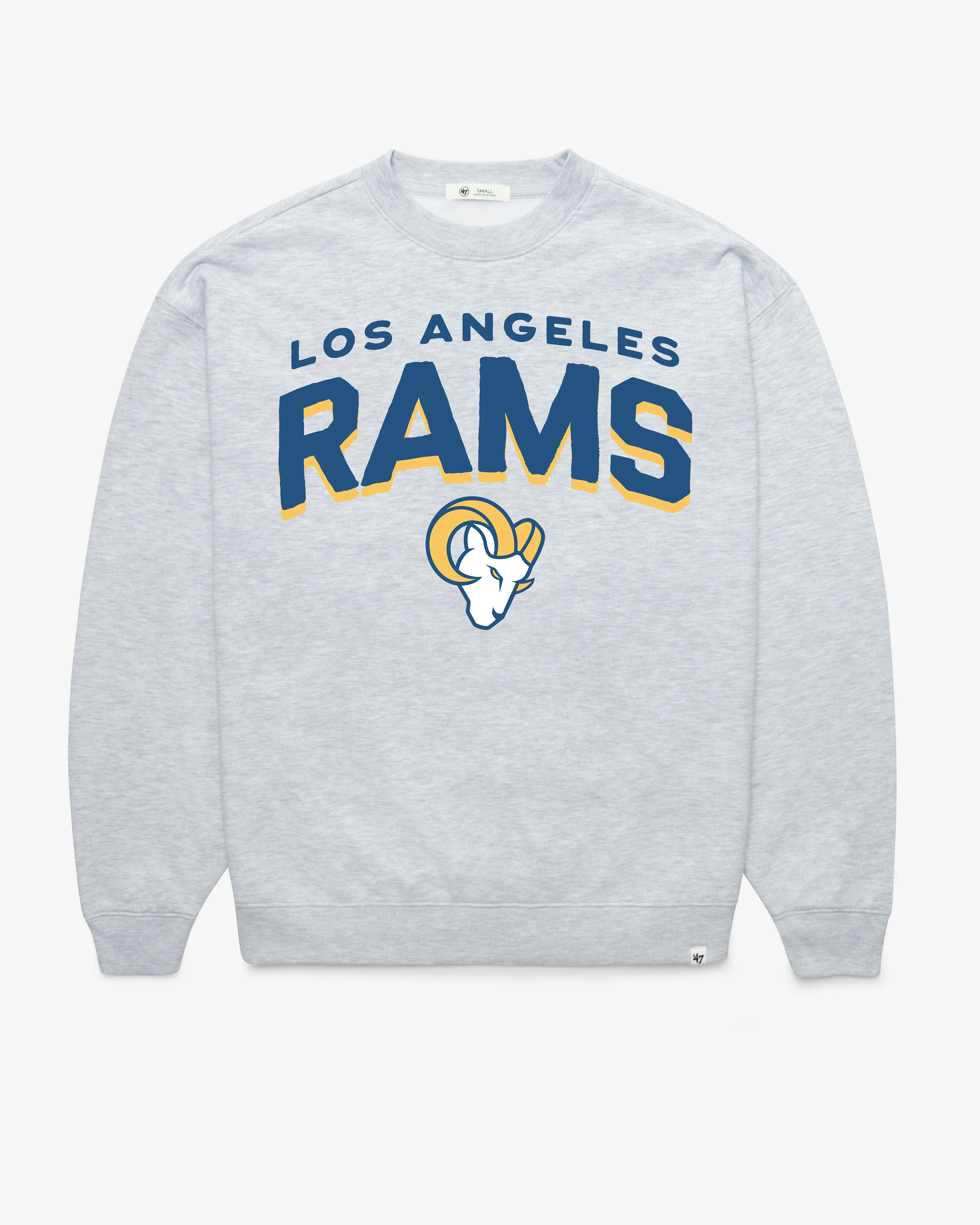 LOS ANGELES RAMS CAMPUS ARCH CLOUD '47 OVERSIZED CREW WOMENS