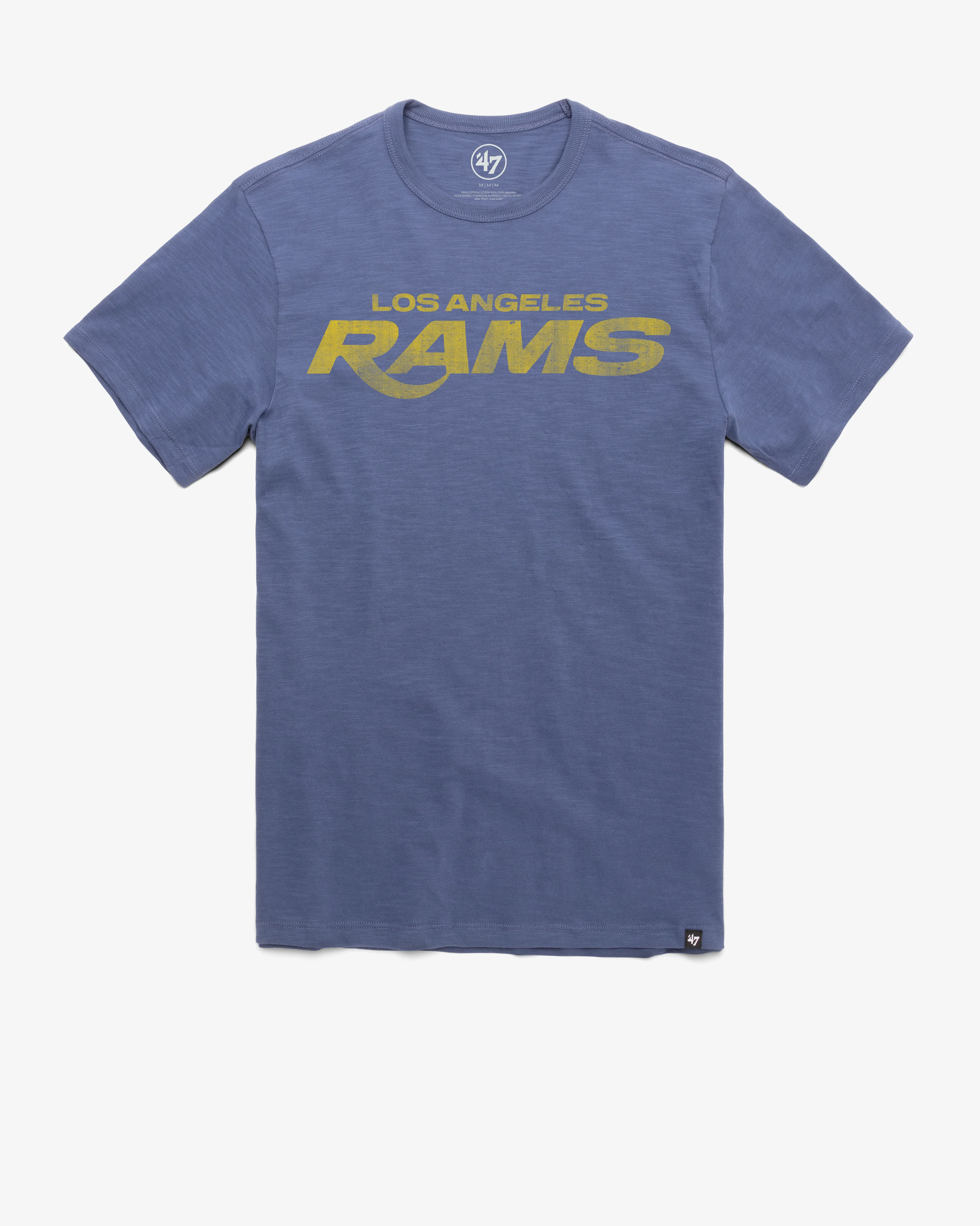 LOS ANGELES RAMS GRIT WORDMARK '47 SCRUM TEE