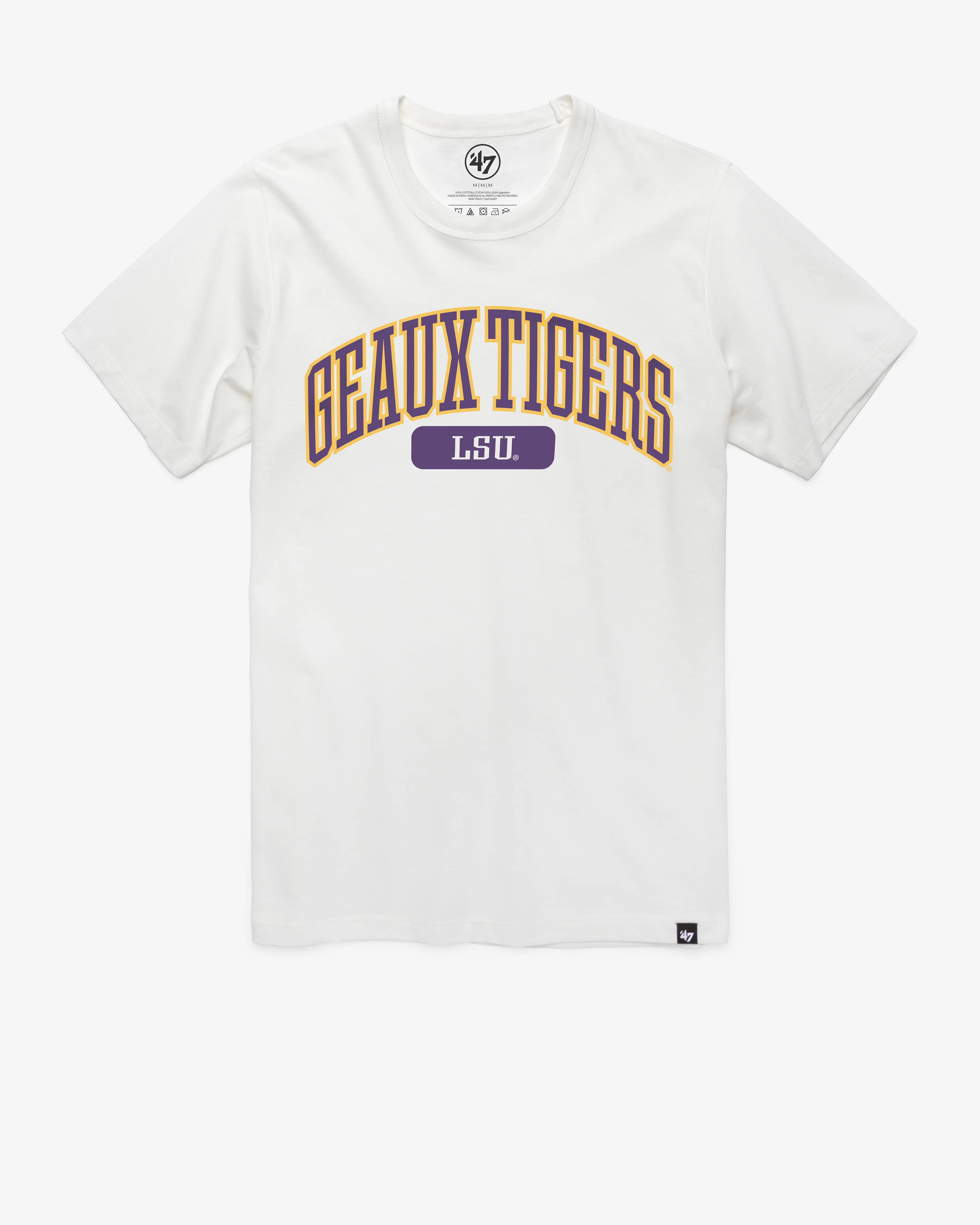 LOUISIANA STATE TIGERS LSU LOCAL ARCH '47 FRANKLIN TEE