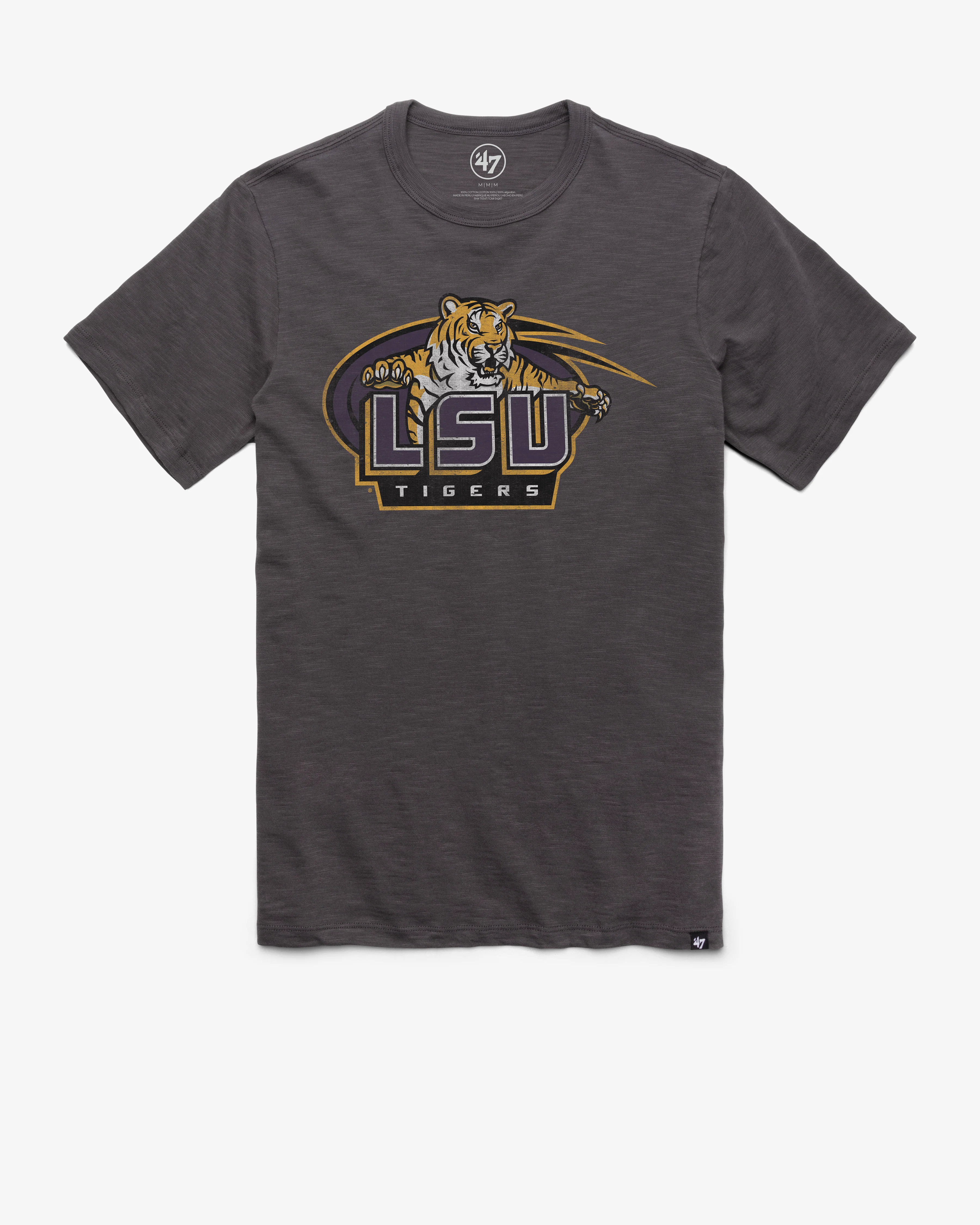 LOUISIANA STATE TIGERS LSU VINTAGE GRIT '47 SCRUM TEE