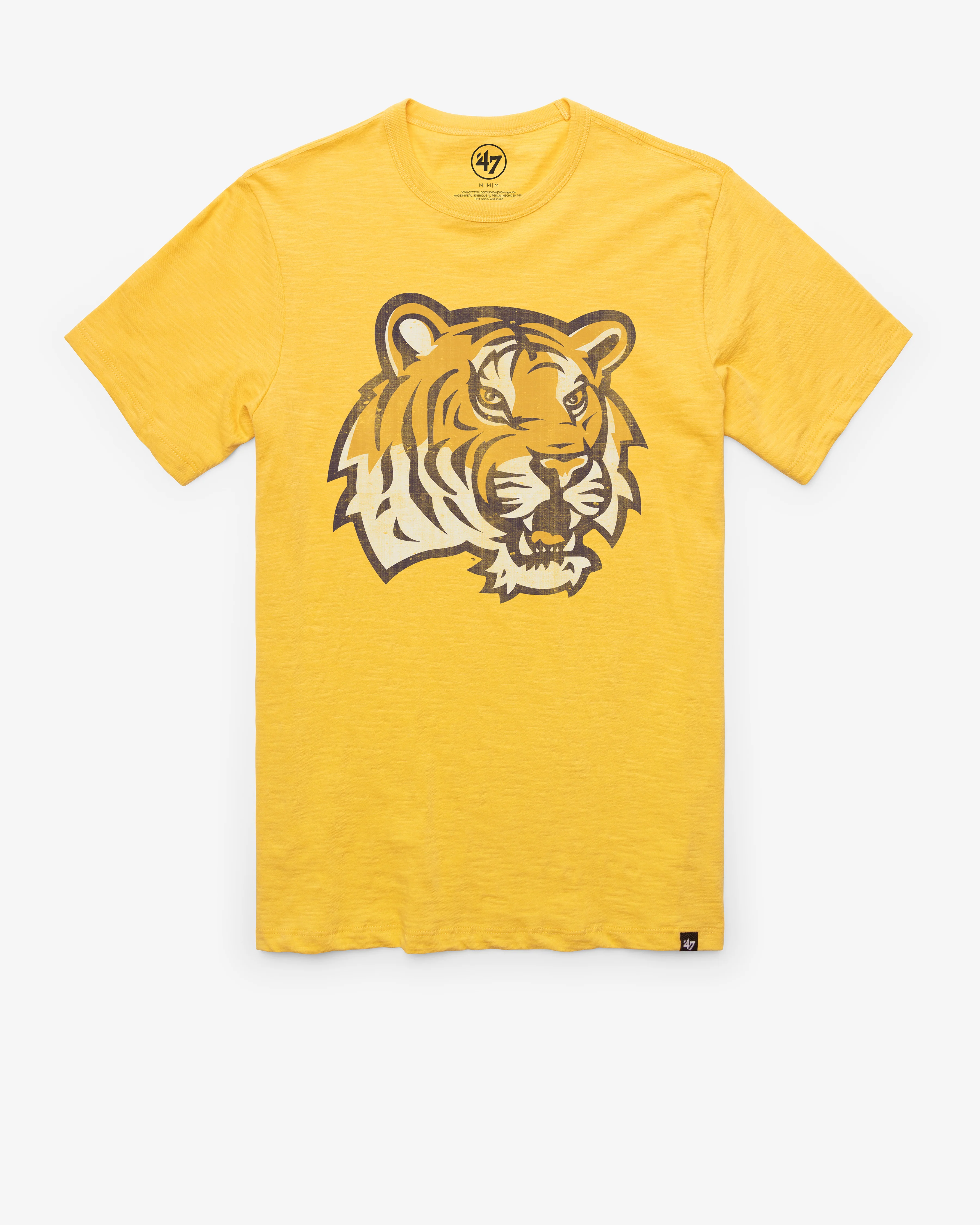 LOUISIANA STATE TIGERS LSU '47 VINTAGE GRIT SCRUM TEE