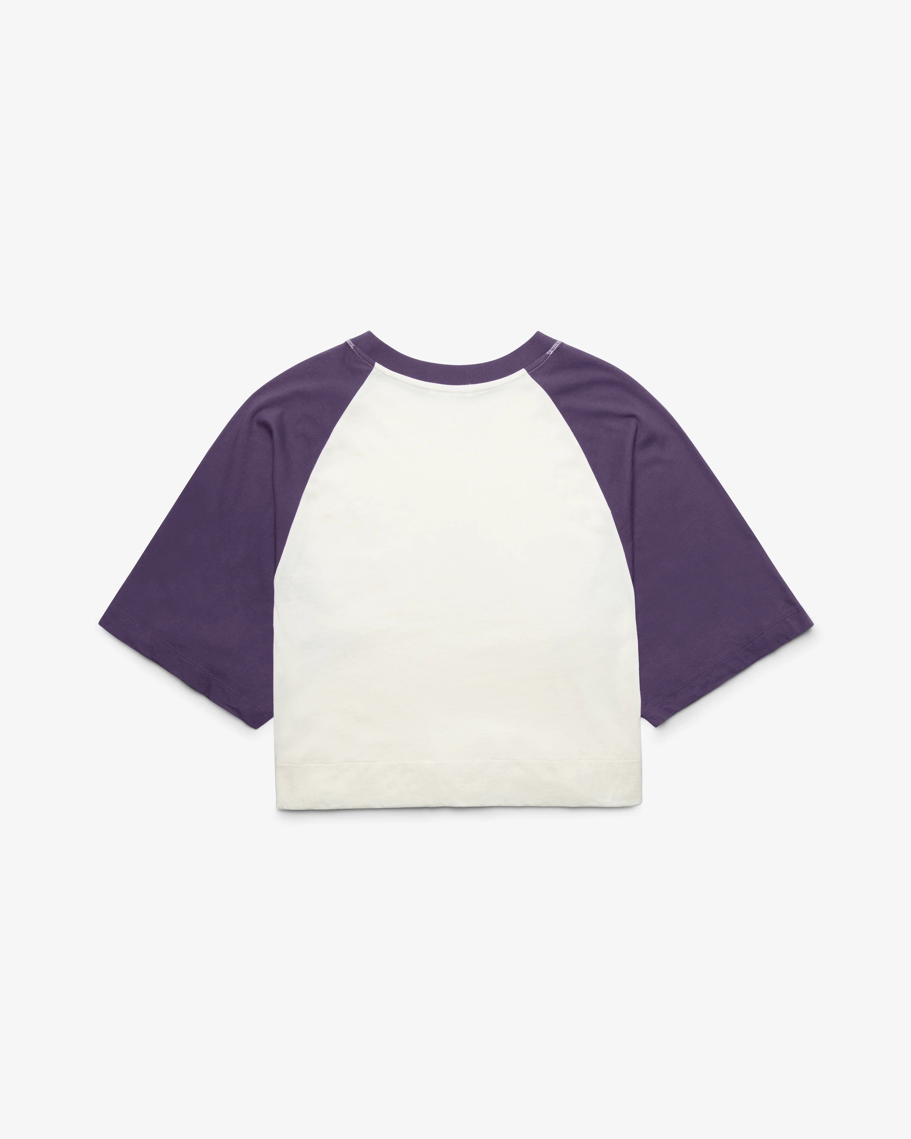 LOUISIANA STATE TIGERS LSU VINTAGE INFIELD SHIFT '47 RAGLAN CROP TEE WOMENS - Image 2