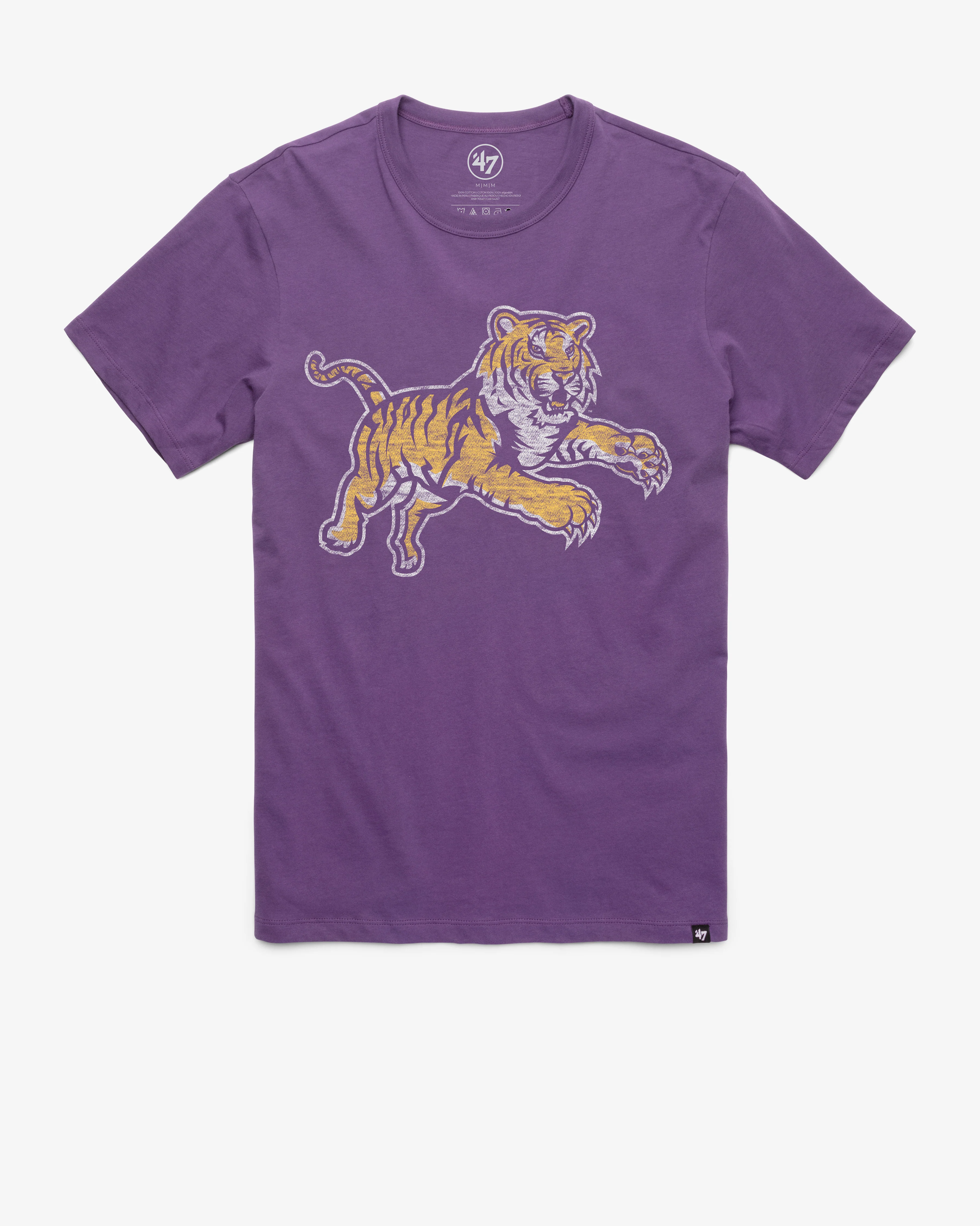 LOUISIANA STATE TIGERS LSU VINTAGE PREMIER '47 FRANKLIN TEE