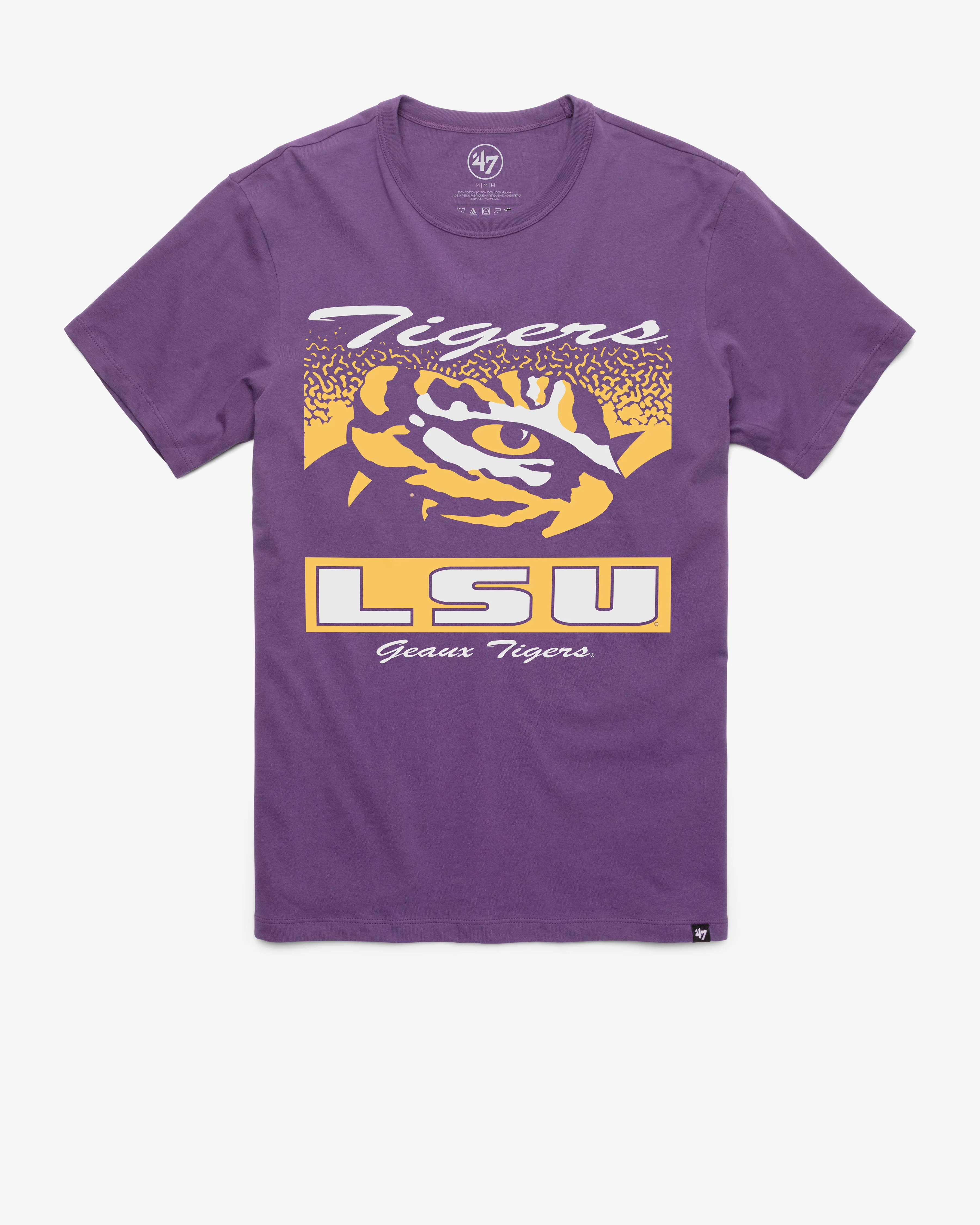 LOUISIANA STATE TIGERS LSU WAVER '47 FRANKLIN TEE