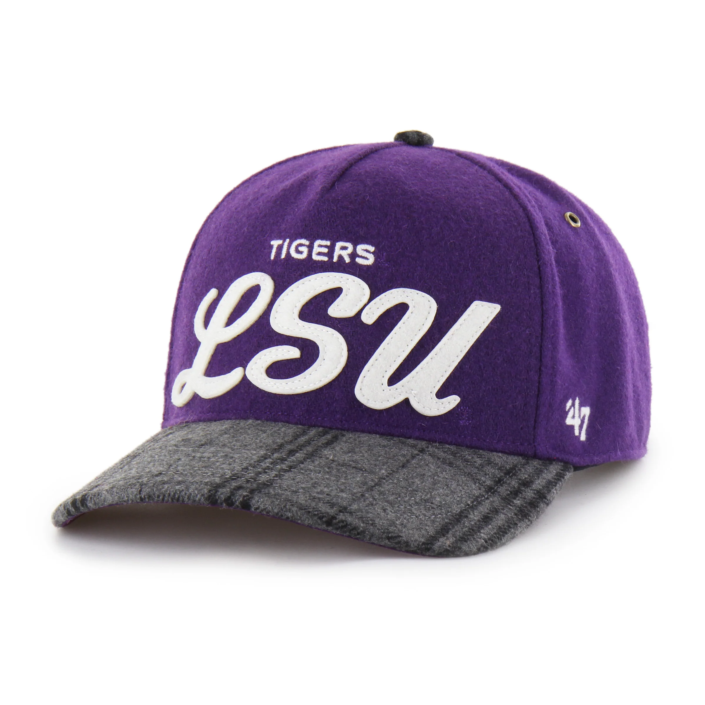 LOUISIANA STATE TIGERS LSU WINDOWPANE PLAID '47 HITCH RF RELAXED FIT - Image 5