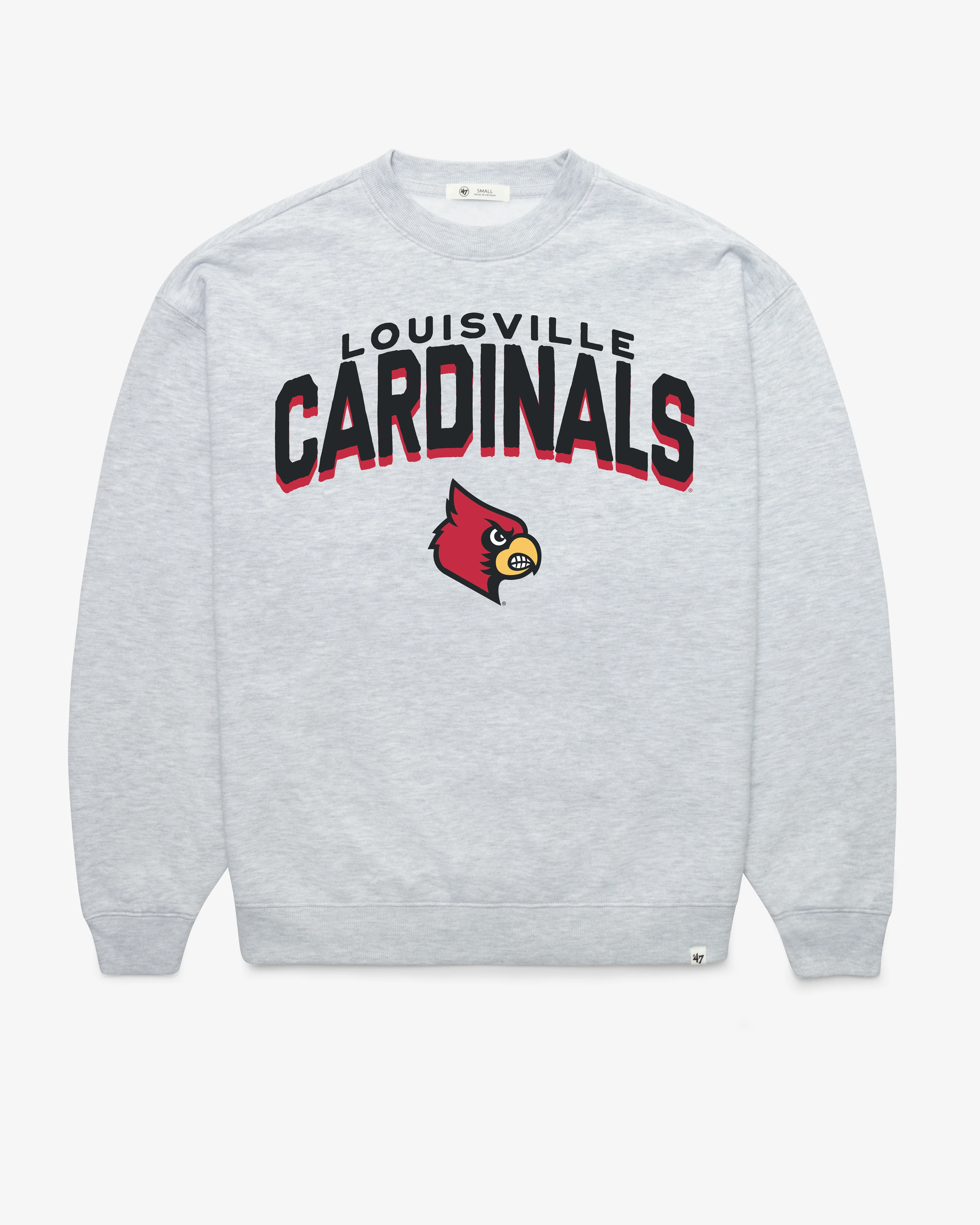 LOUISVILLE CARDINALS CAMPUS ARCH CLOUD '47 OVERSIZED CREW WOMENS