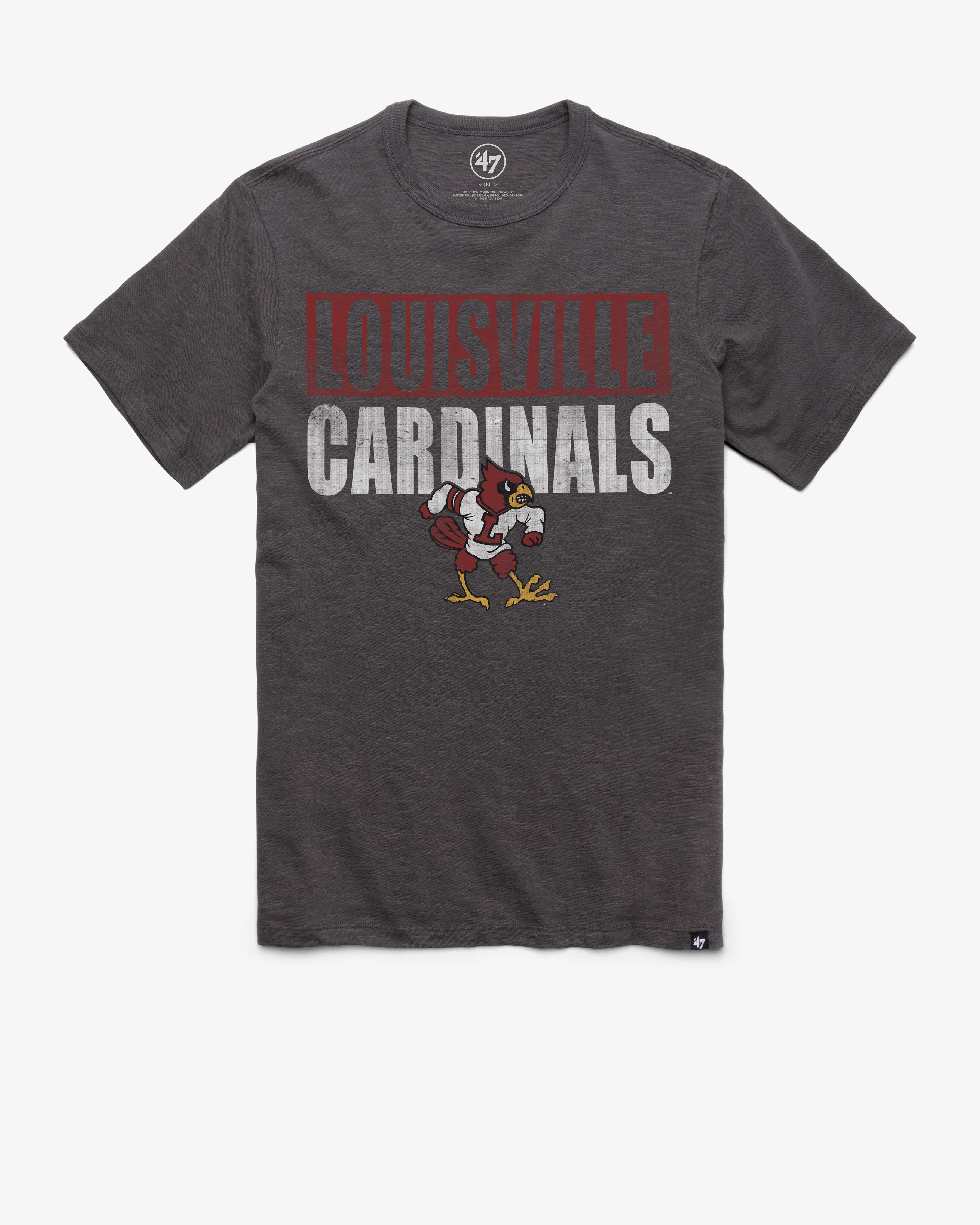 LOUISVILLE CARDINALS VINTAGE GRIT VINTAGE '47 SCRUM TEE