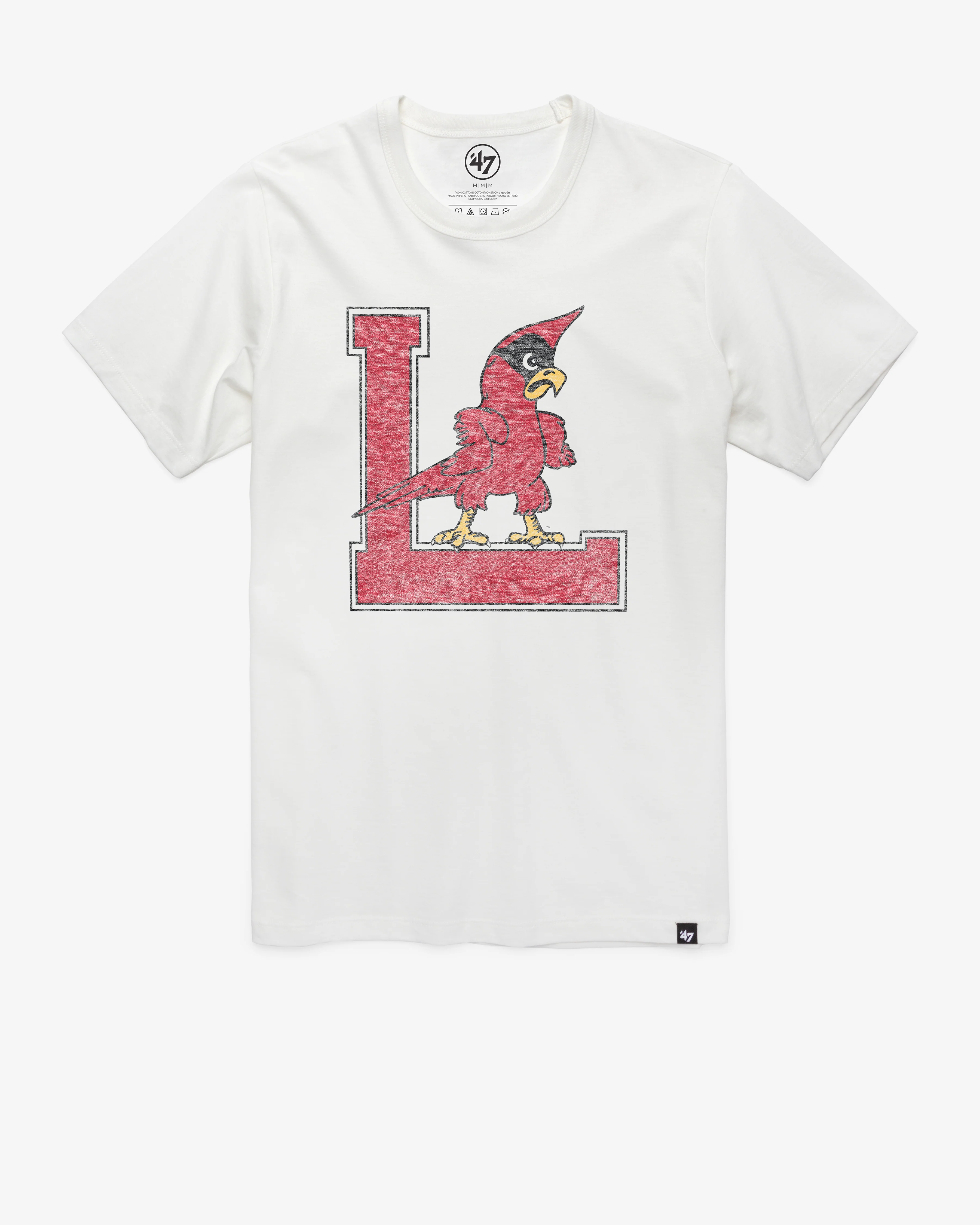 LOUISVILLE CARDINALS VINTAGE PREMIER '47 FRANKLIN TEE