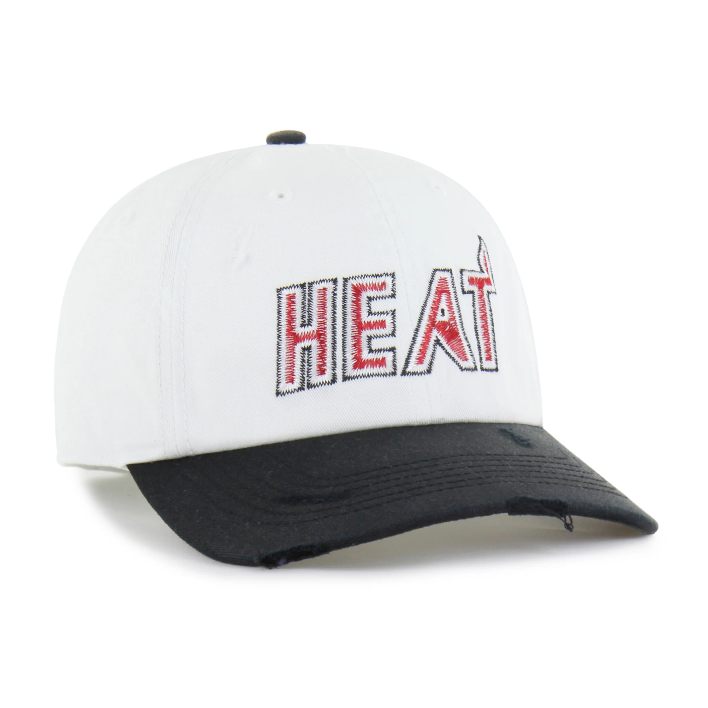 MIAMI HEAT HARDWOOD CLASSICS WORN SCRIPT '47 CLEAN UP MF MID FIT - Image 3