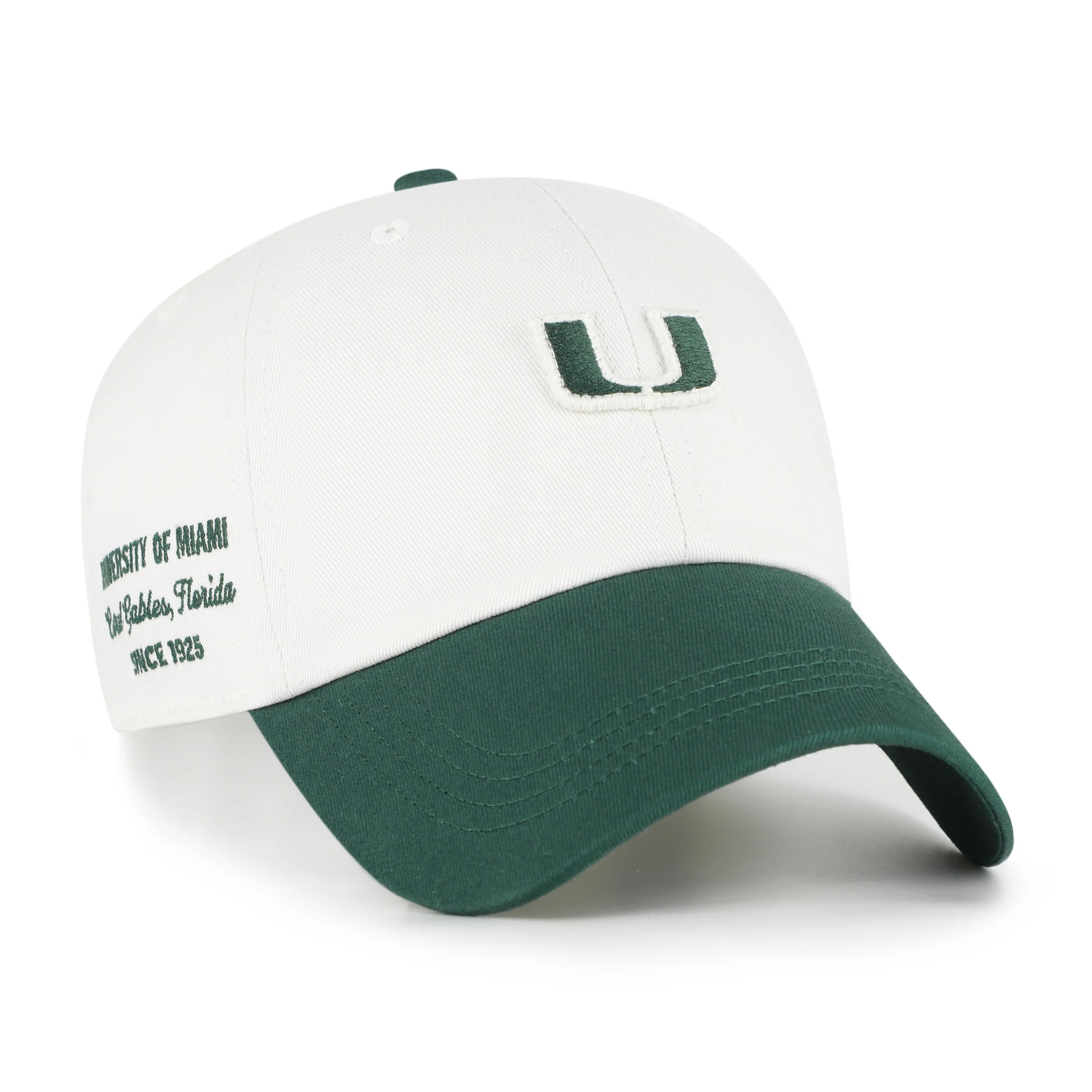 MIAMI HURRICANES CONTEMPORARY BASICS TWO TONE '47 CLEAN UP