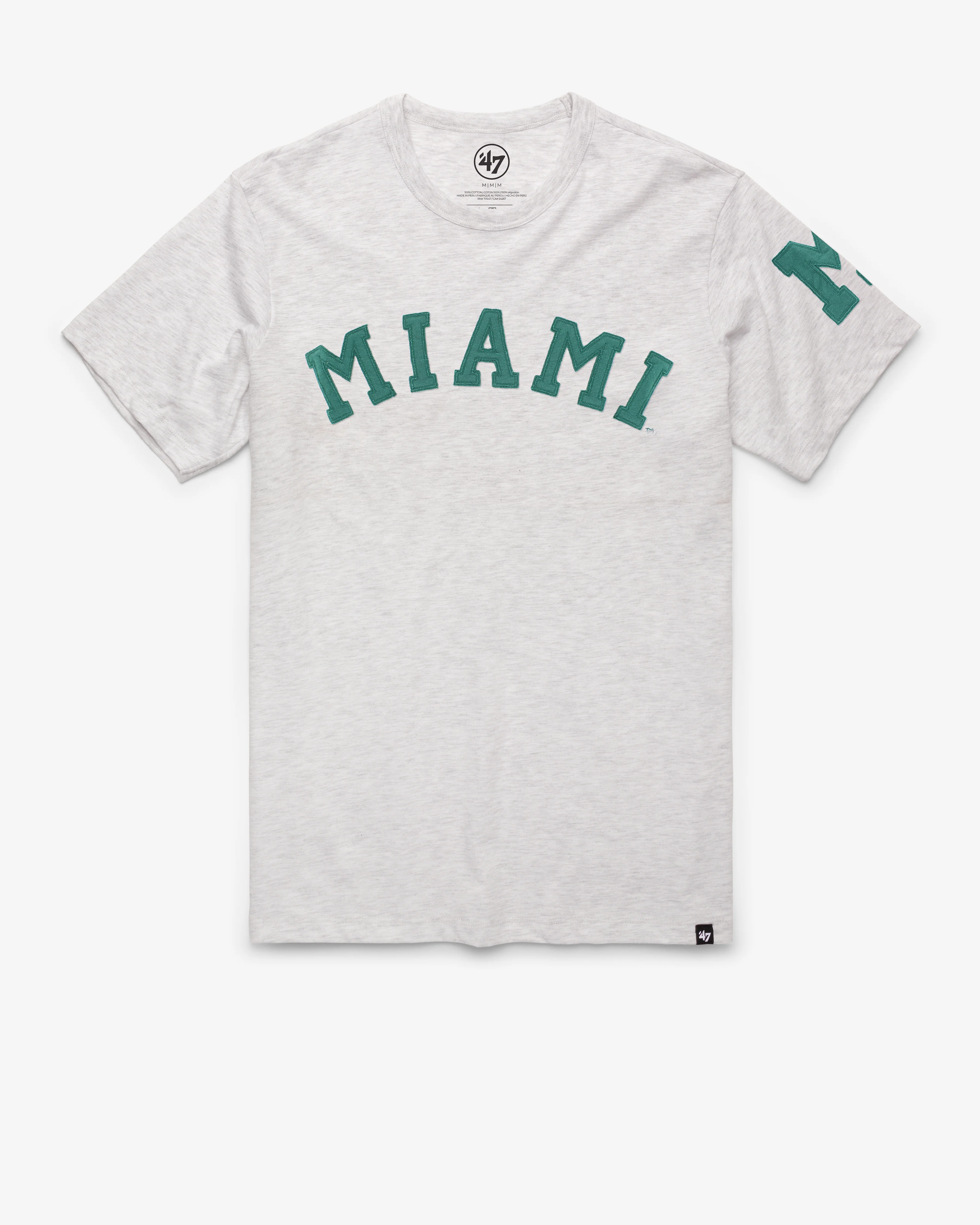 MIAMI HURRICANES VINTAGE '47 FRANKLIN FIELDHOUSE TEE