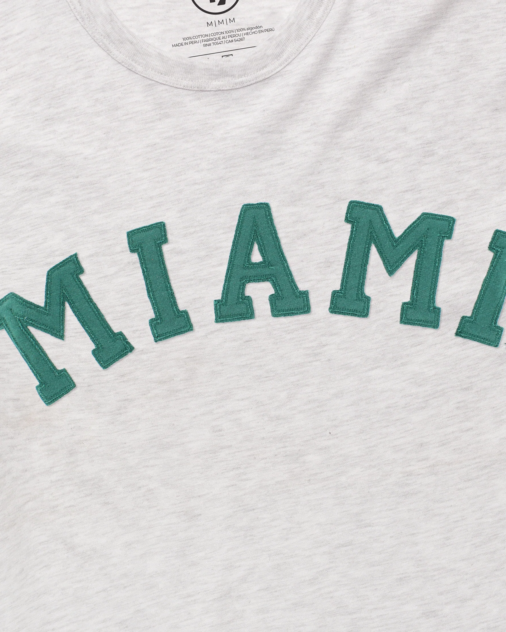 MIAMI HURRICANES VINTAGE '47 FRANKLIN FIELDHOUSE TEE - Image 2