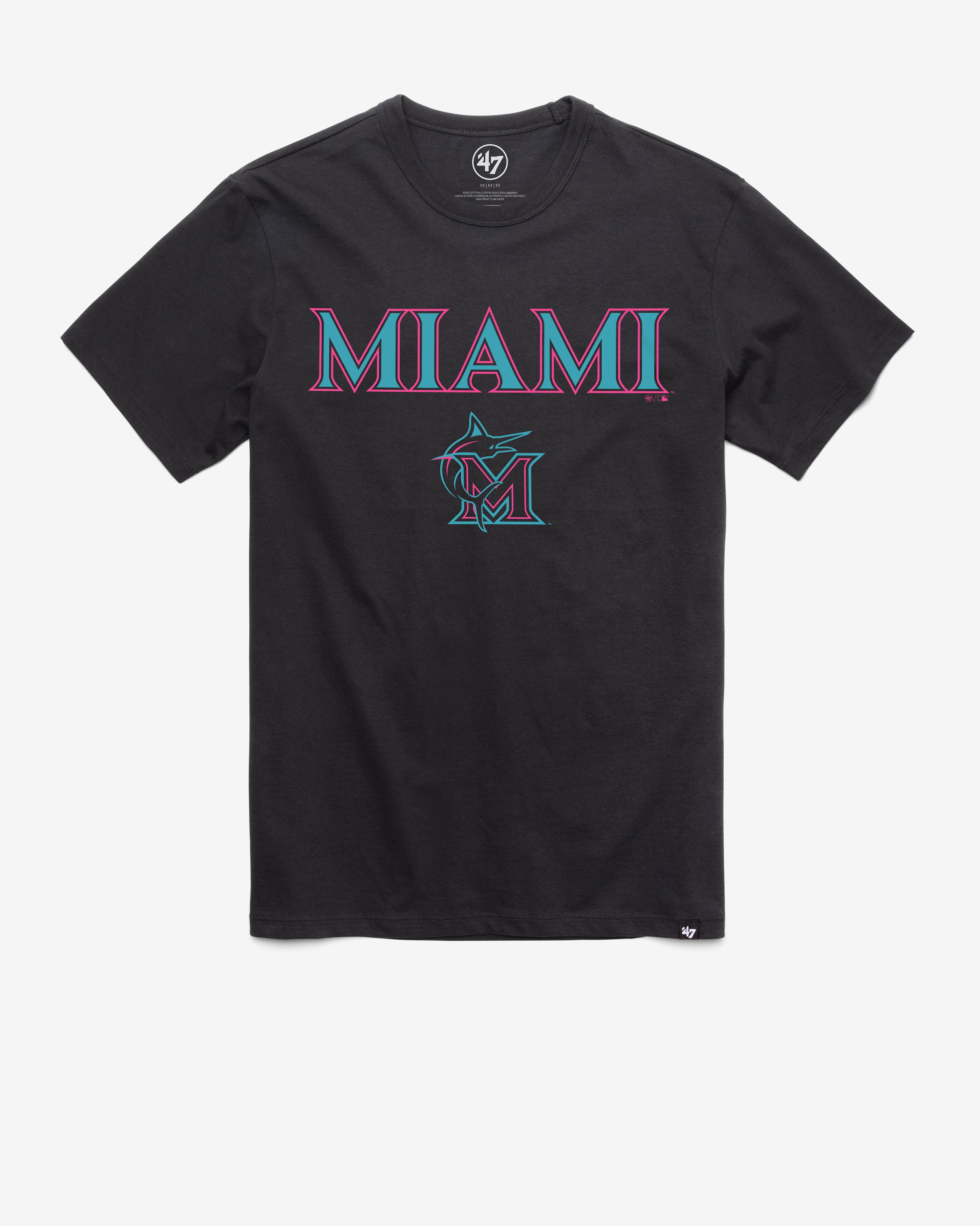 MIAMI MARLINS CITY CONNECT PREGAME '47 FRANKLIN TEE