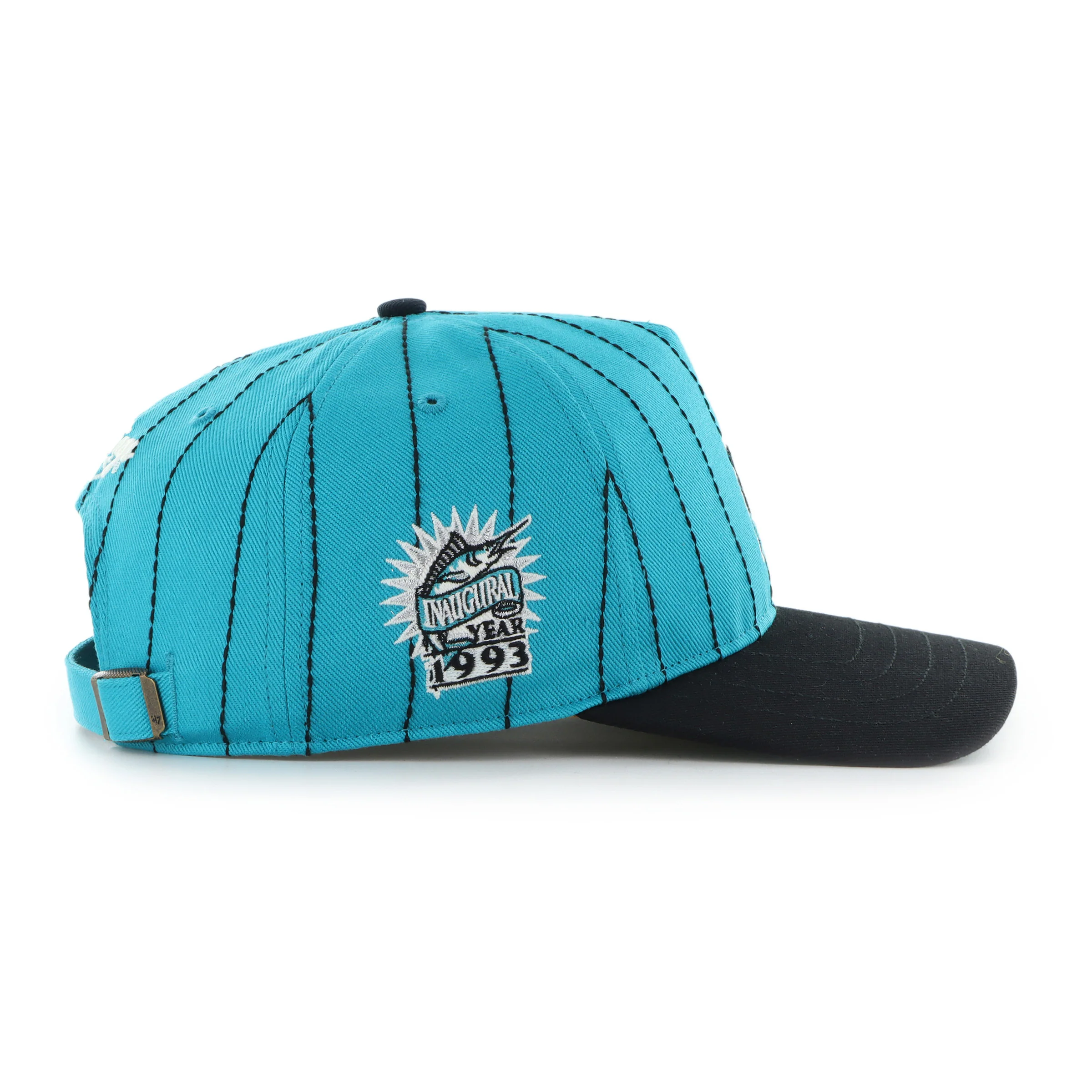 MIAMI MARLINS COOPERSTOWN RAWLINGS PINSTRIPE '47 HITCH - Image 3