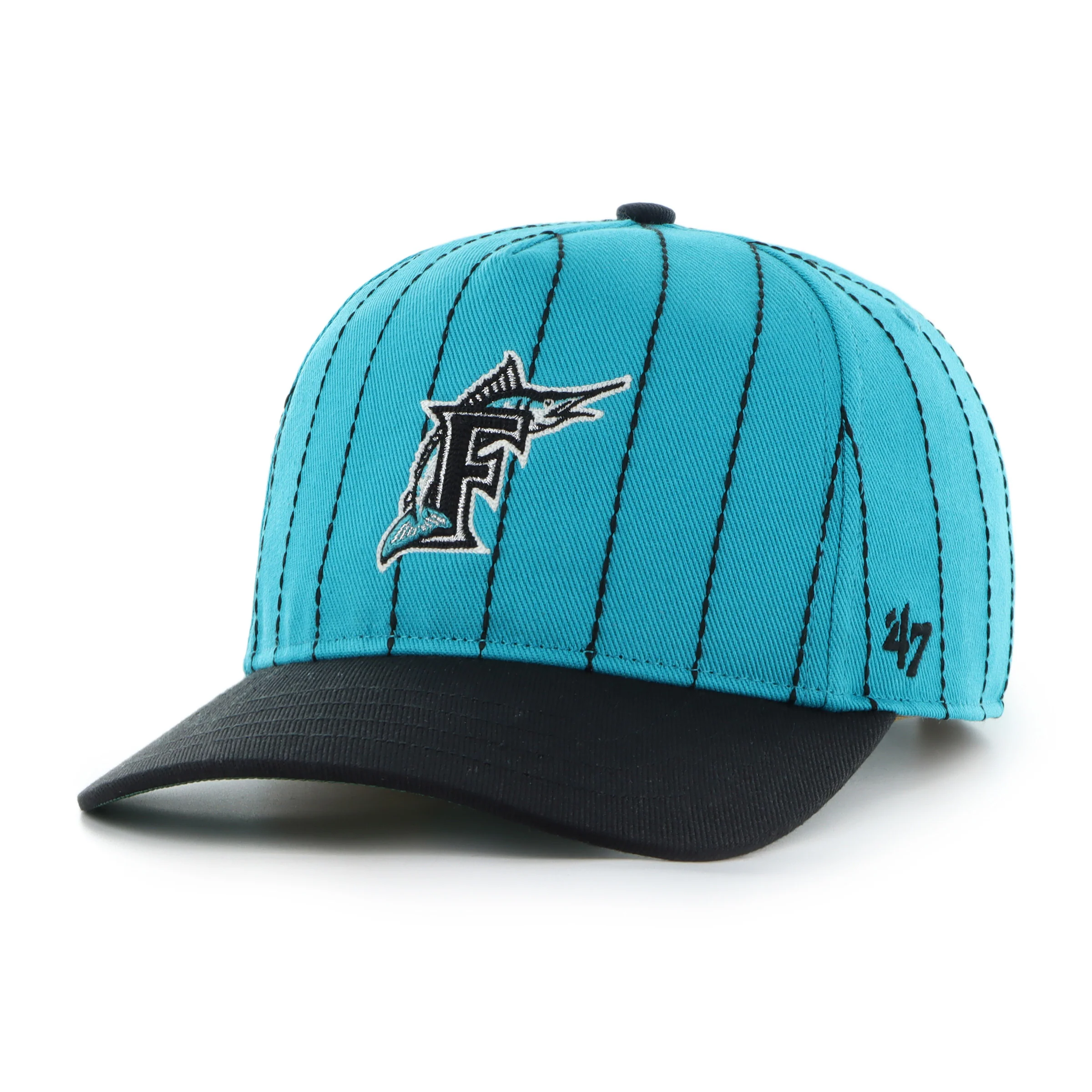 MIAMI MARLINS COOPERSTOWN RAWLINGS PINSTRIPE '47 HITCH - Image 5