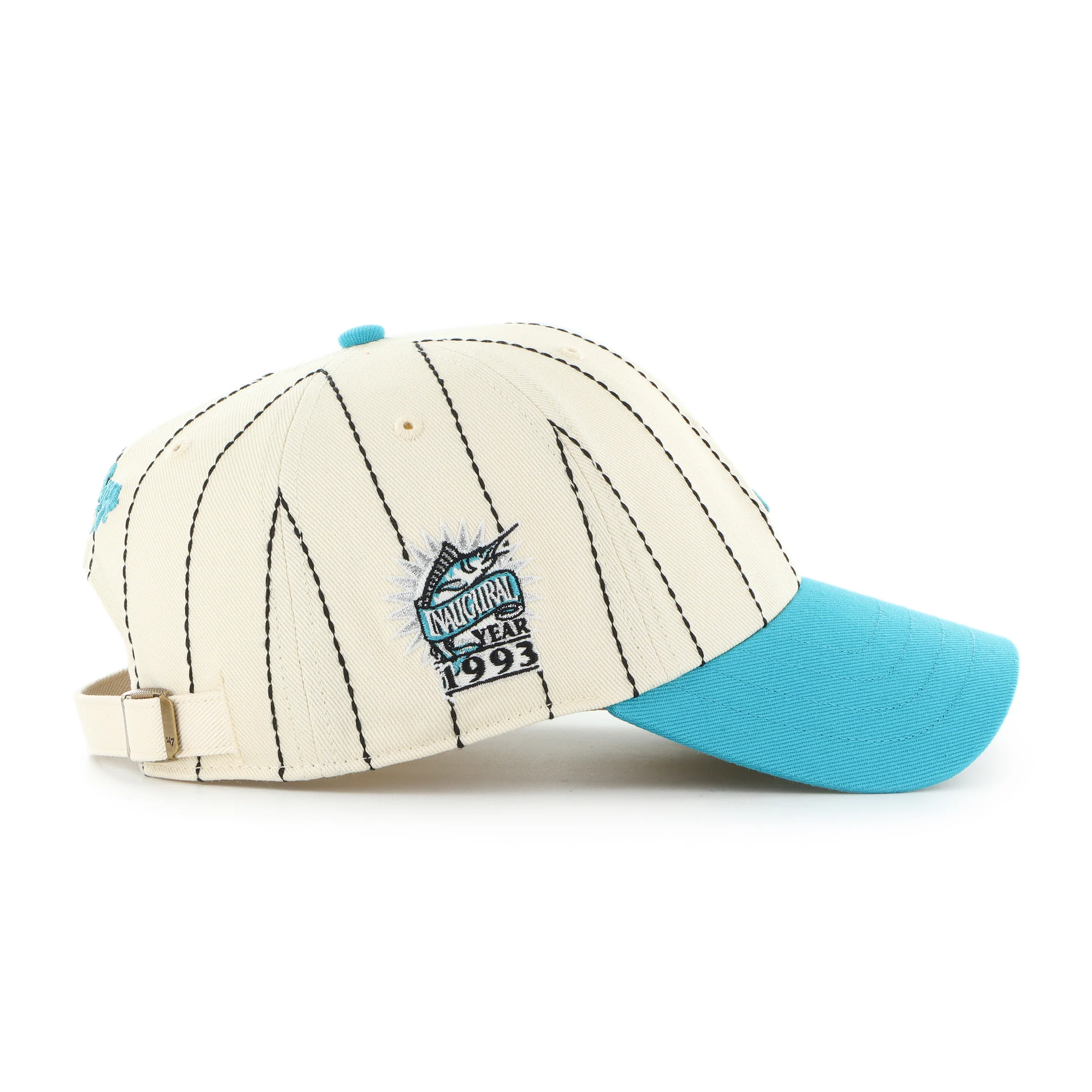 MIAMI MARLINS COOPERSTOWN RAWLINGS PINSTRPE '47 CLEAN UP - Image 3