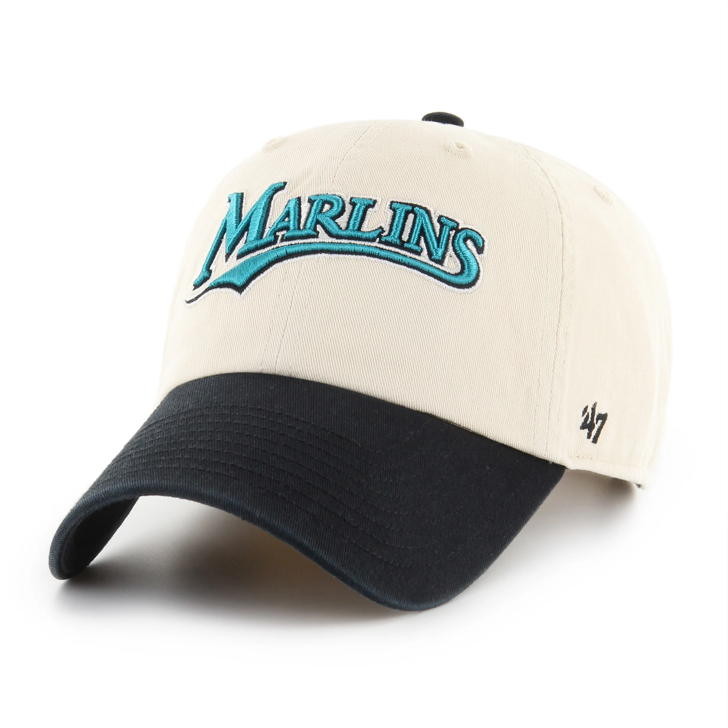 MIAMI MARLINS COOPERSTOWN BALLPARK SCRIPT SHOT '47 CLEAN UP - Image 4
