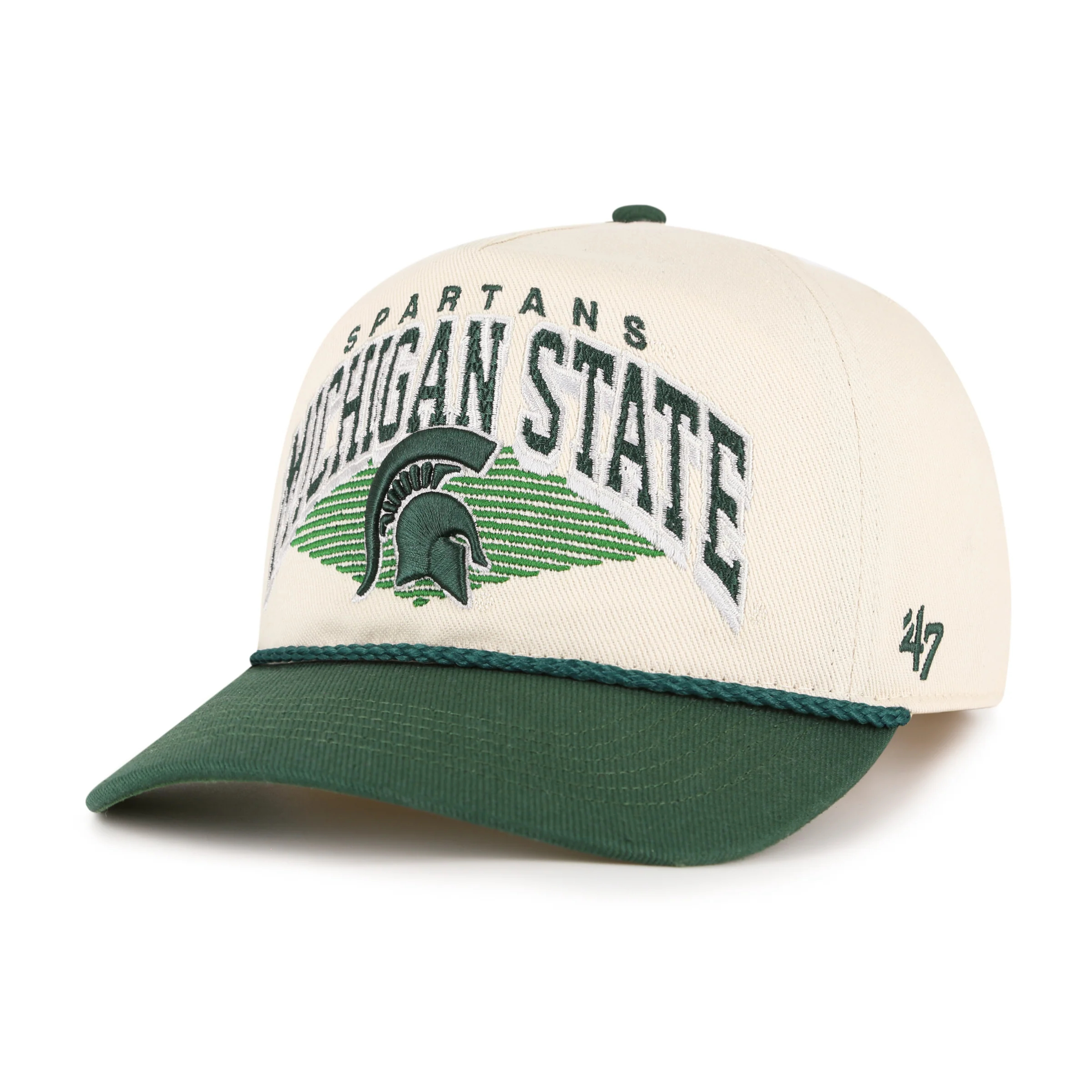 MICHIGAN STATE SPARTANS POMONA TWO TONE ROPE '47 HITCH