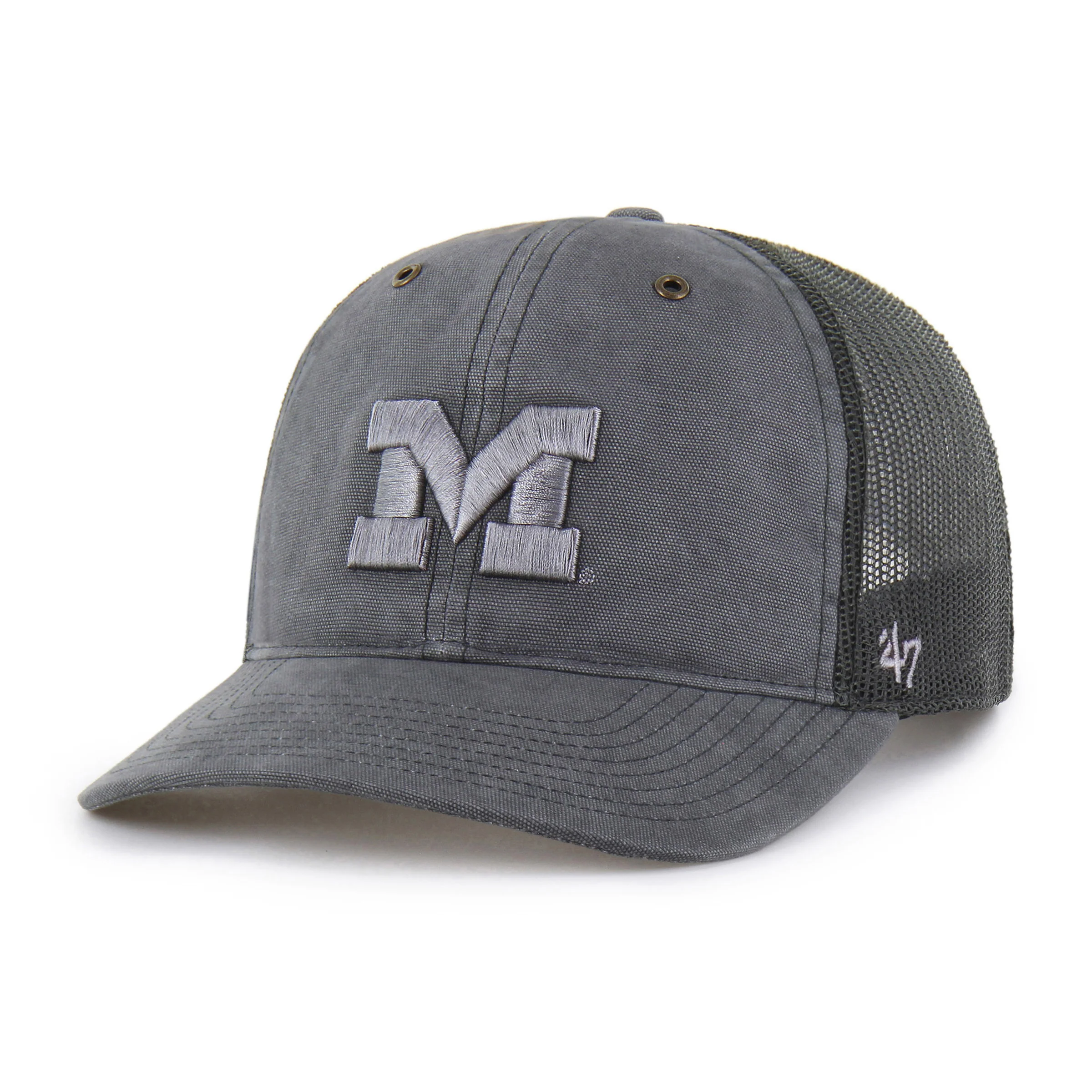 MICHIGAN WOLVERINES CARHARTT DYED '47 TRUCKER RF RELAXED FIT - Image 4